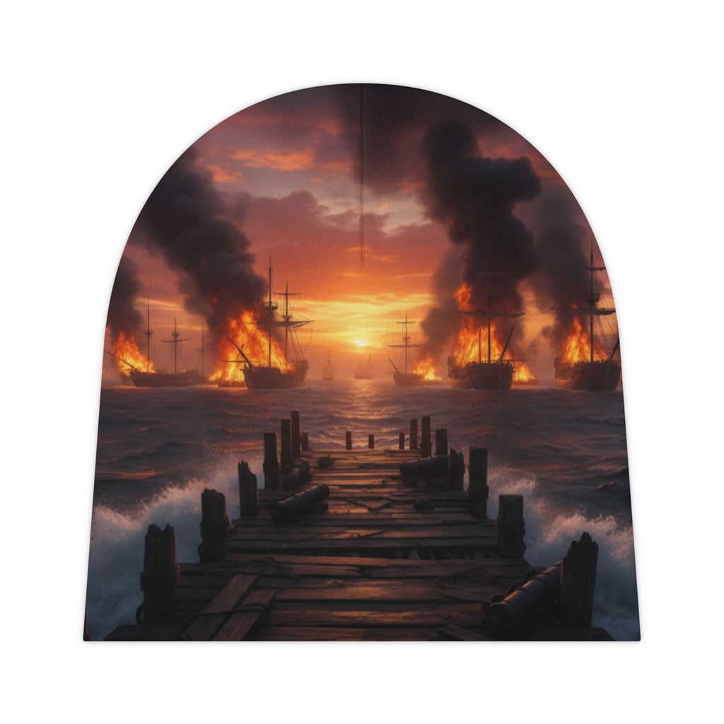 Baby Beanie — Pirate Captains Voyage Printed Infant Hat