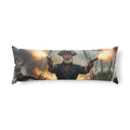 Pirate Captain Body Pillow — Vintage Naval Battle Illustration