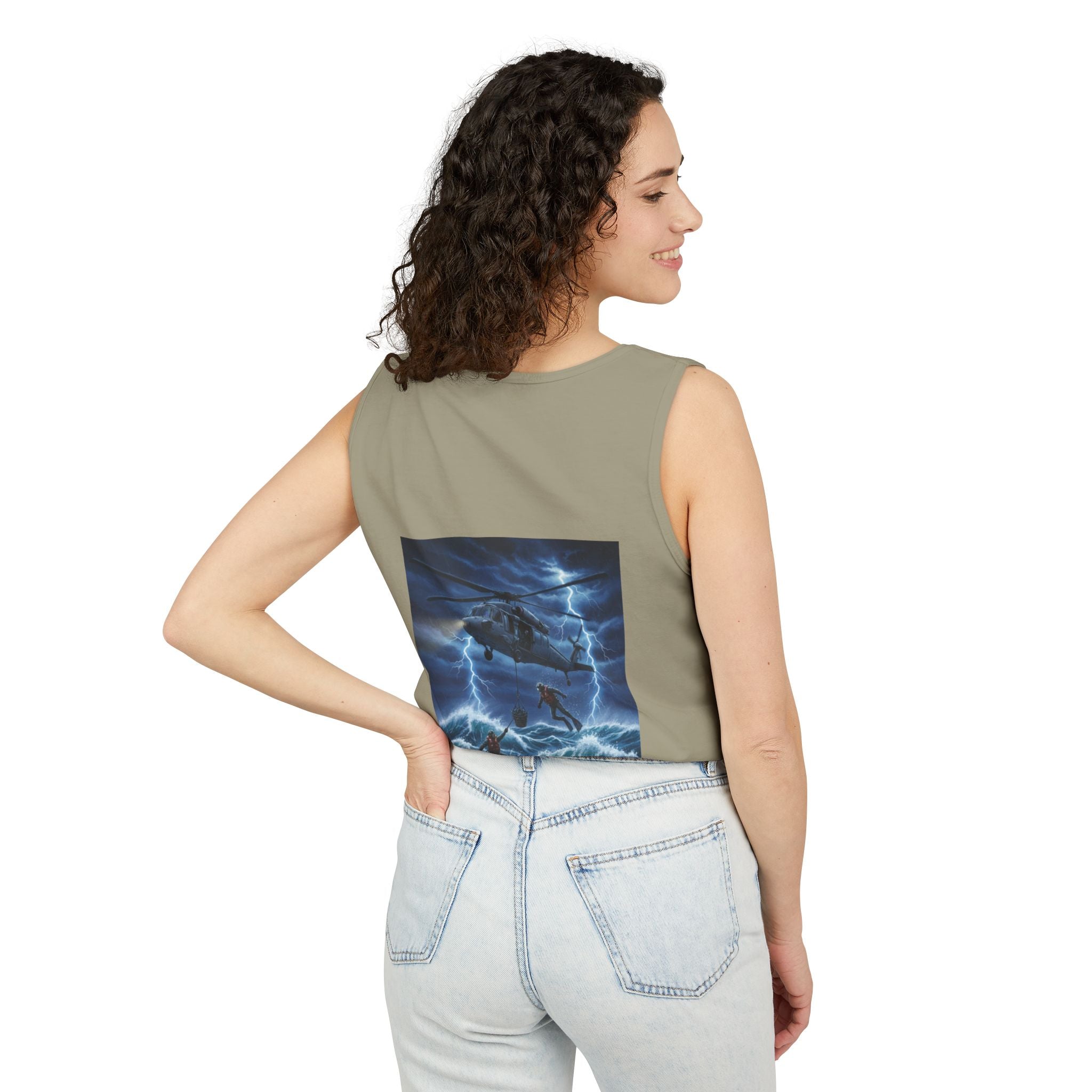 Navy SAR Tank Top — "We Know No Limits" Combat Rescue Swimmers