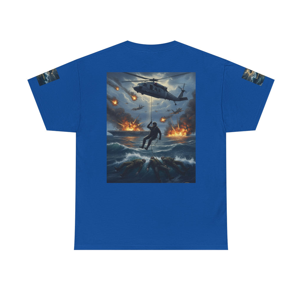 Rescue Mission Tee — Military Helicopter Search & Rescue Graphic T-Shirt