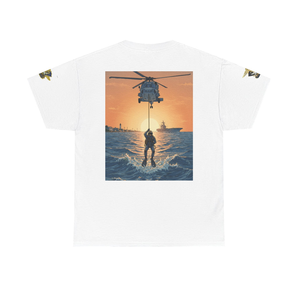 Military Rescue Riders Club T‑Shirt — SAR Chiefs Helicopter Tee