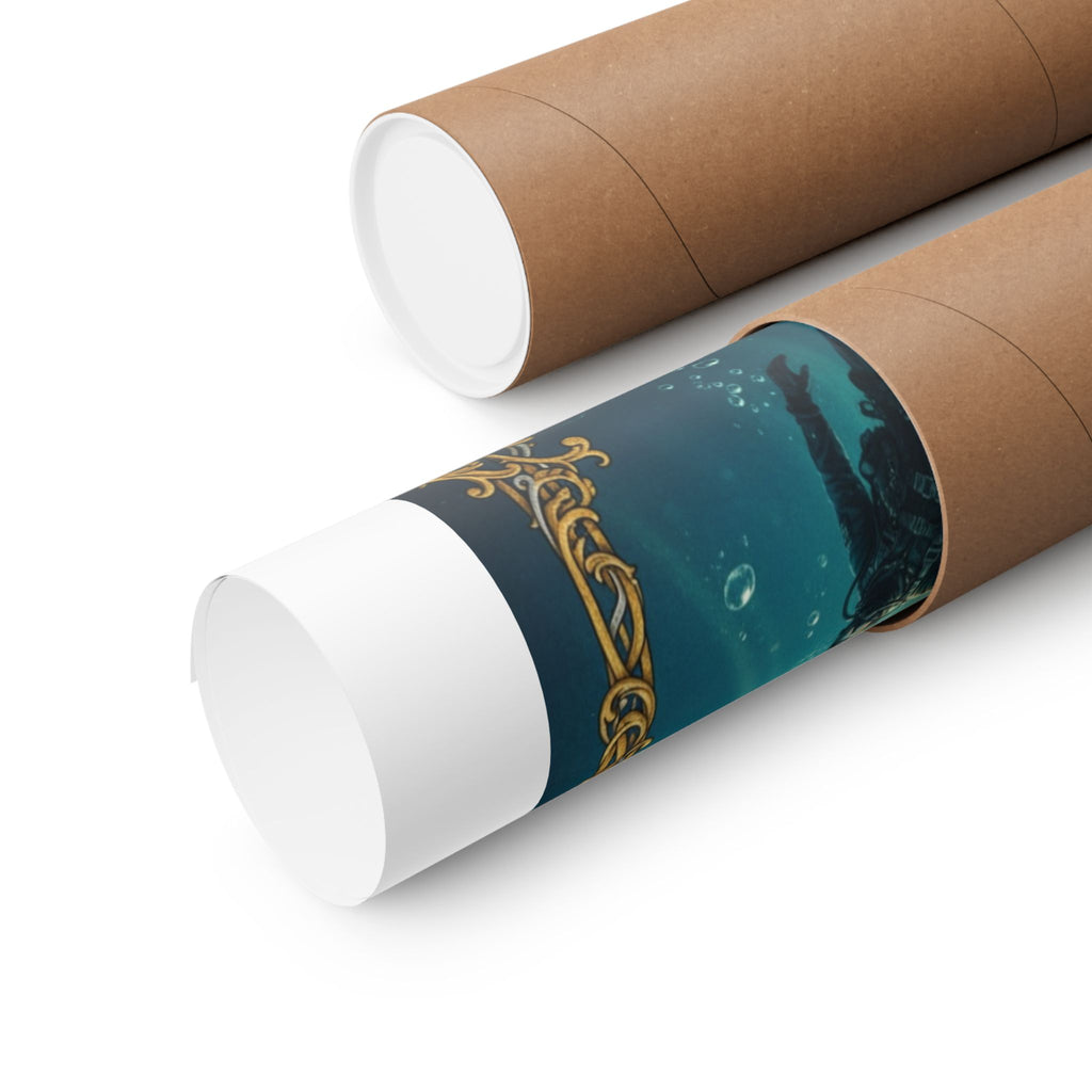 NAS Pensacola Rescue Swimmer Matte Vertical Poster — Military Diver Wall Art