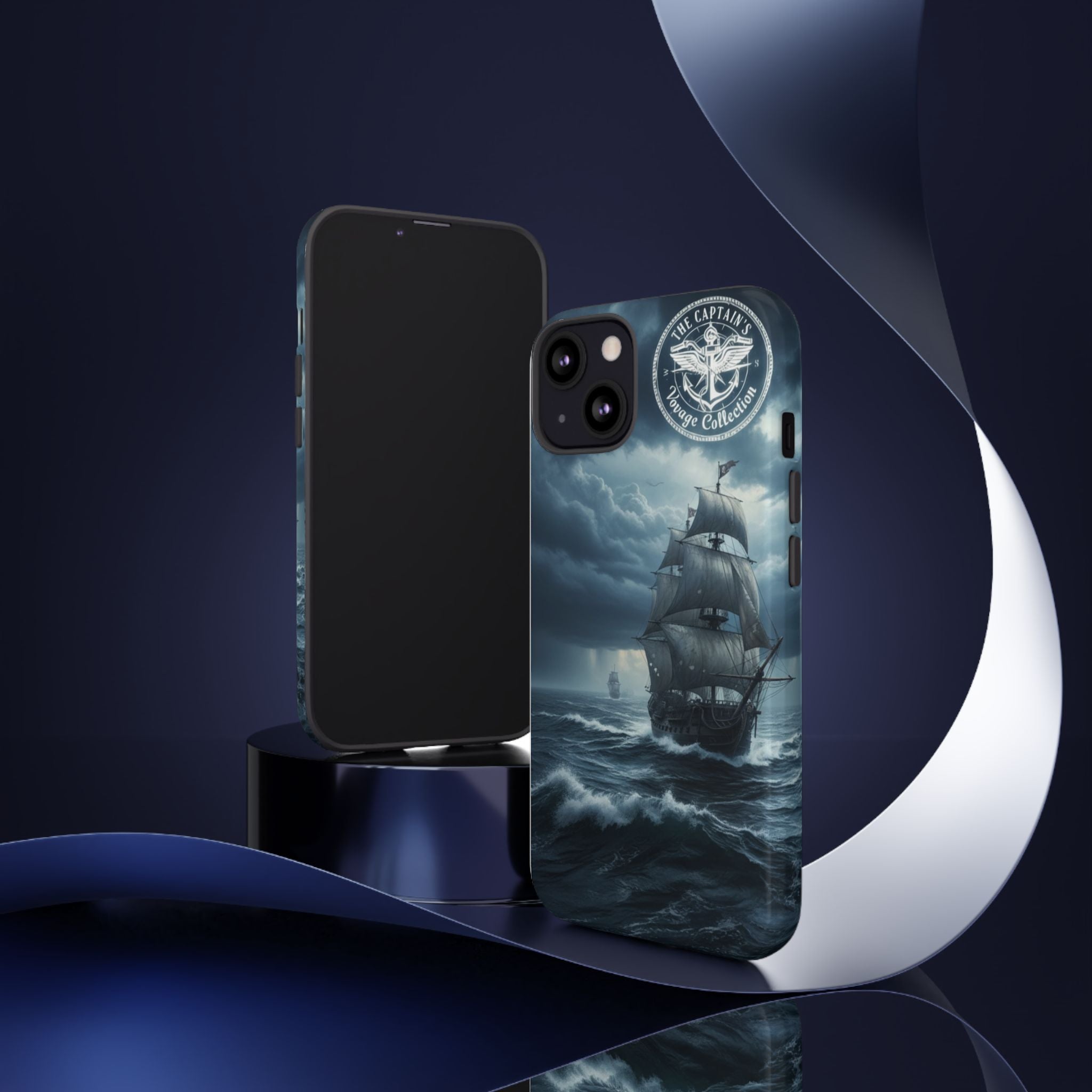 Stormy Seas Ship Phone Case – Nautical Pirate Sailing iPhone Cover