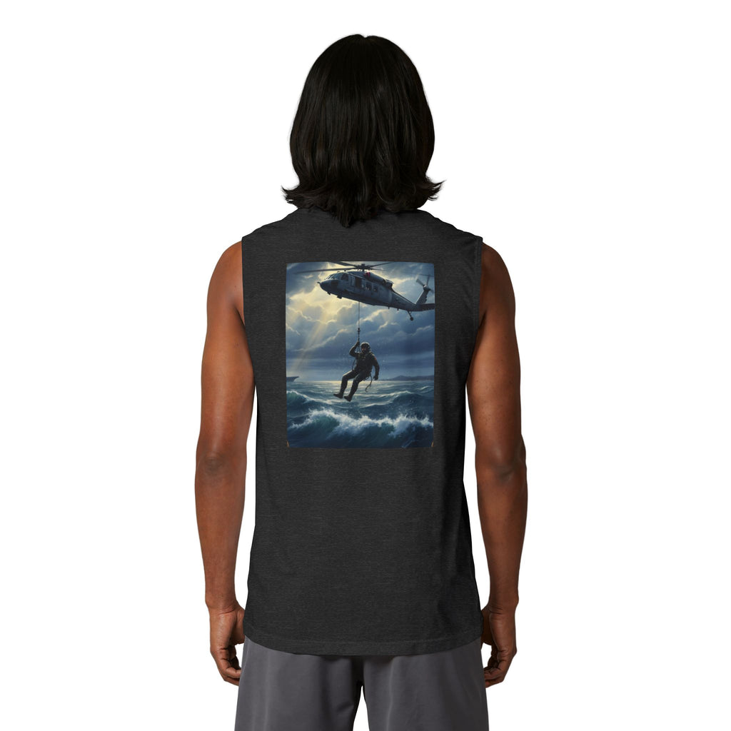 Rescue Swimmer Muscle Tank — Military Search & Rescue Tribute