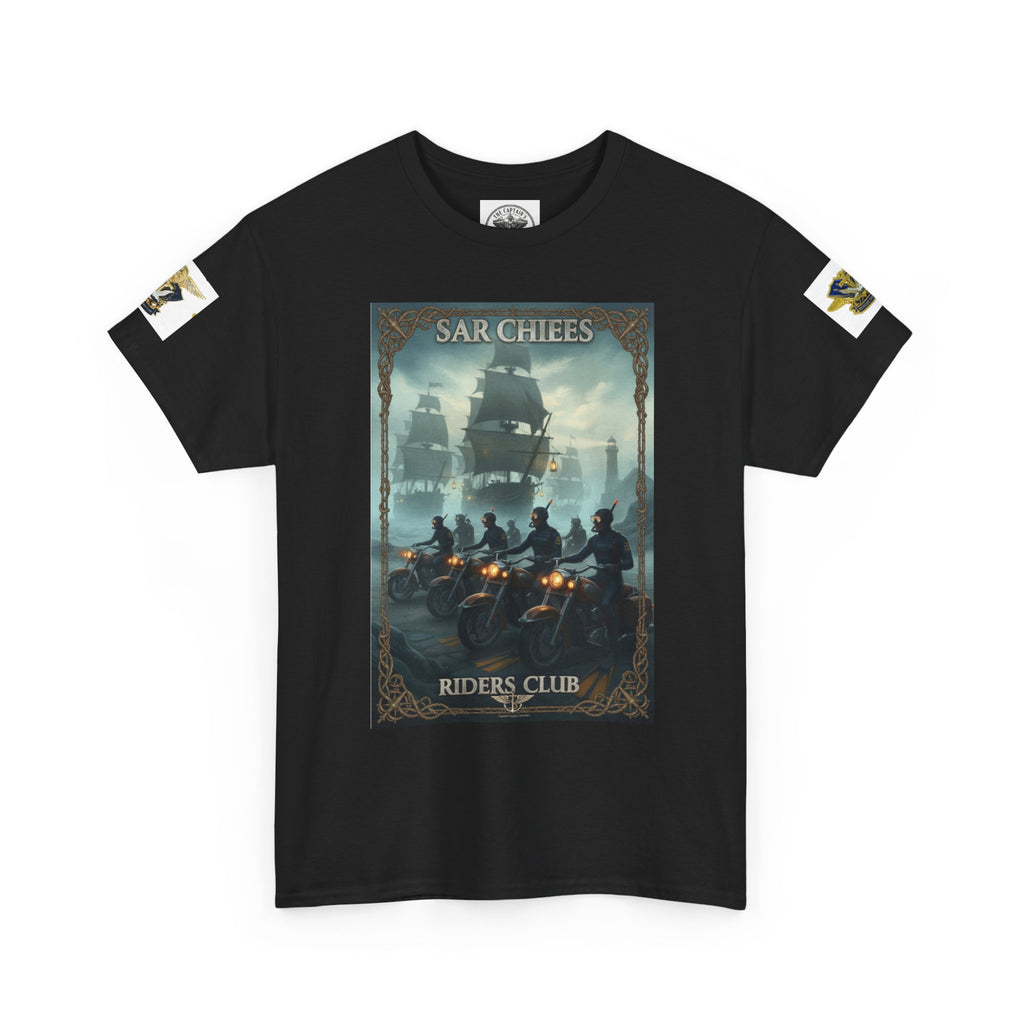 Navy Riders Club Graphic Tee — Vintage Naval Rescue Poster Shirt