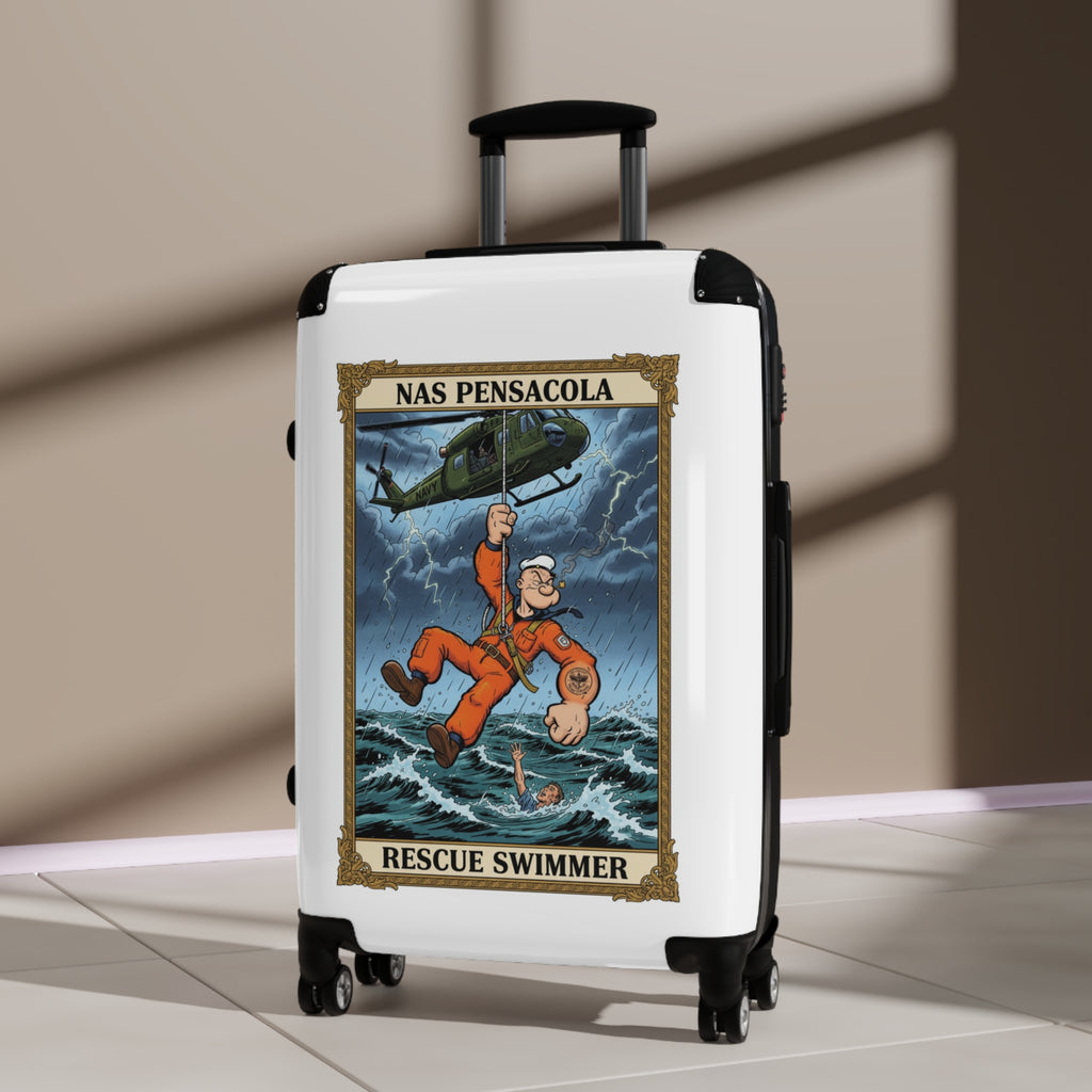 NAS Pensacola Rescue Swimmer Suitcase – Military Search & Rescue Luggage