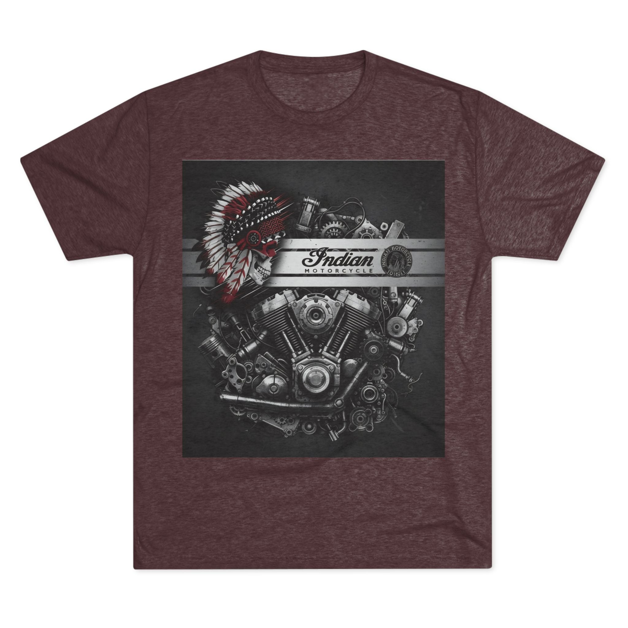 Indian Motorcycle Engine Tee — Vintage 'World's Fastest Motorcycle' Graphic