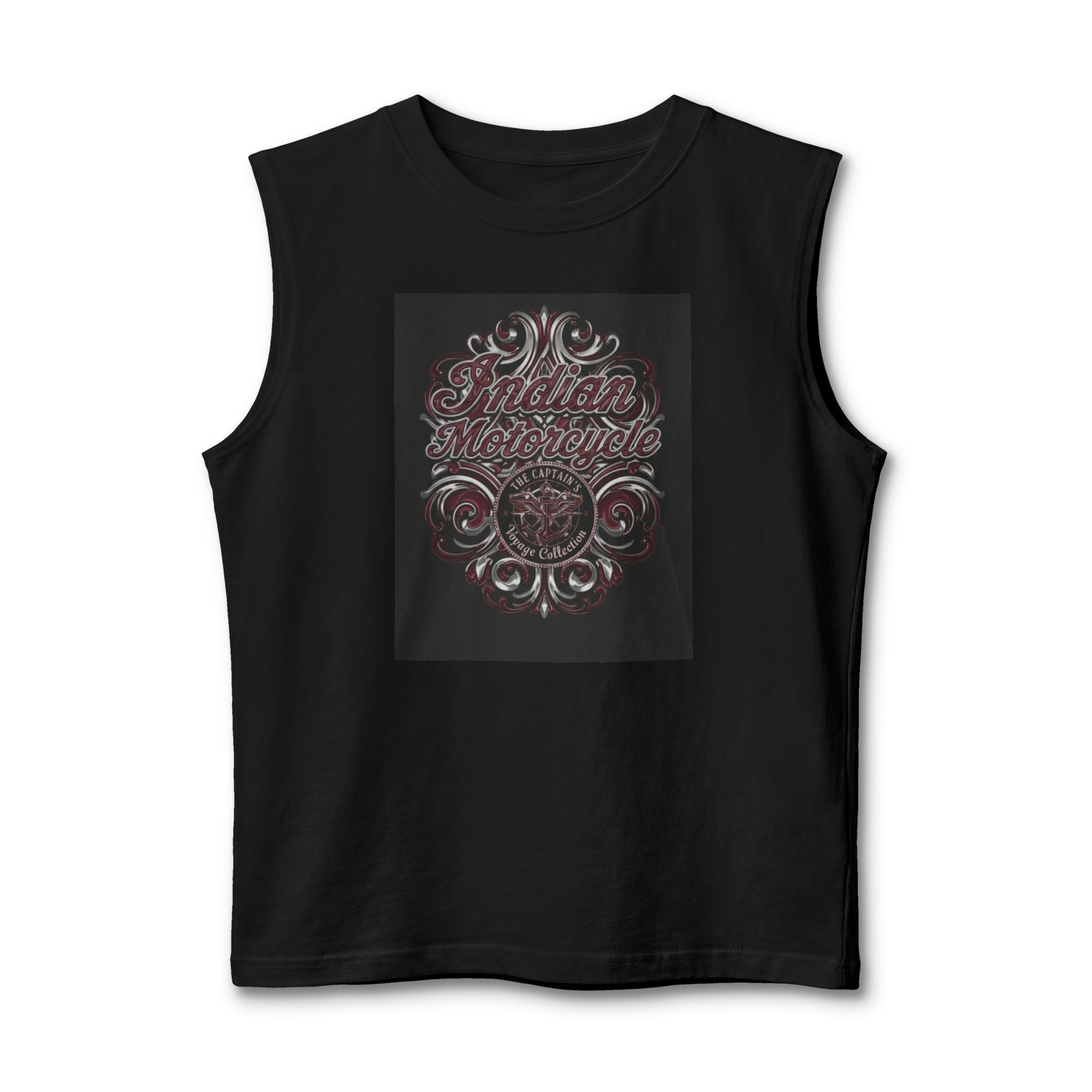 Indian Motorcycle Skull Muscle Tank — Vintage Biker Tank Top