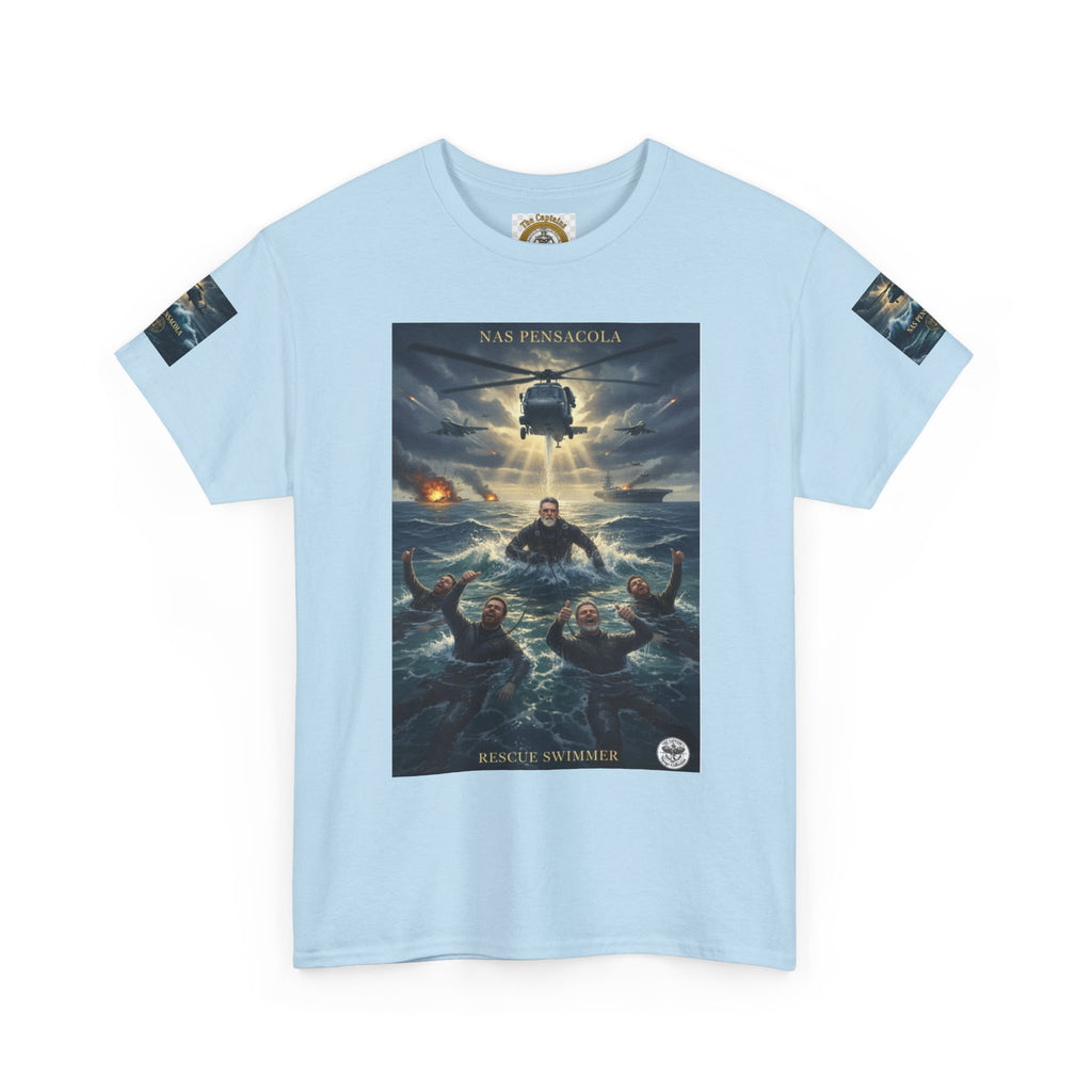 Rescue Mission Tee — Military Helicopter Search & Rescue Graphic T-Shirt