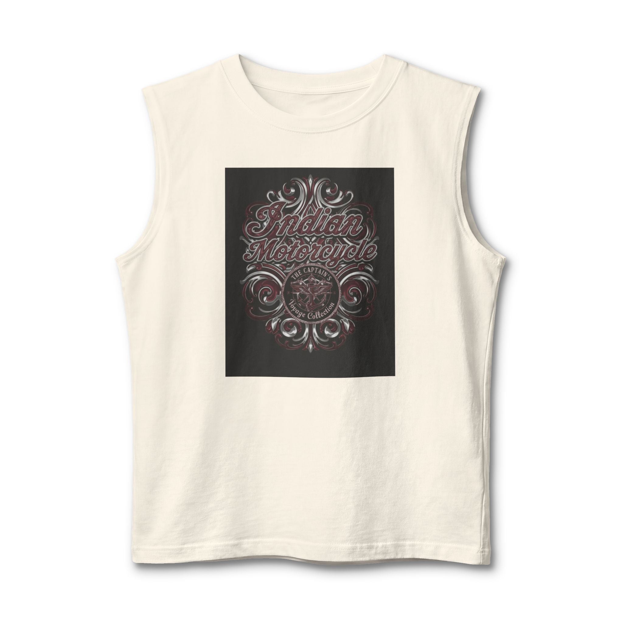 Indian Motorcycle Skull Muscle Tank — Vintage Biker Tank Top