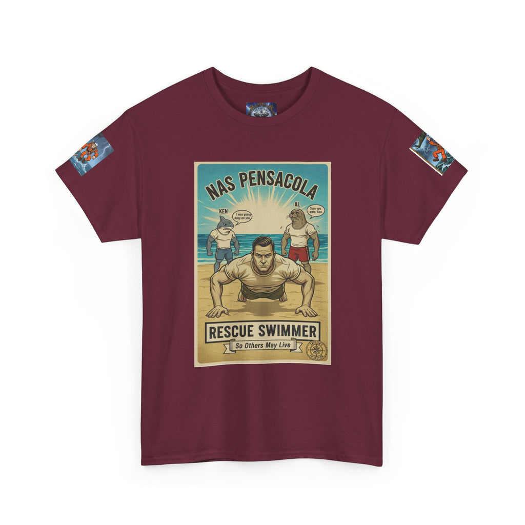 Rescue Swimmer Tee — NAS Pensacola Search & Rescue Helmet Tag T-Shirt