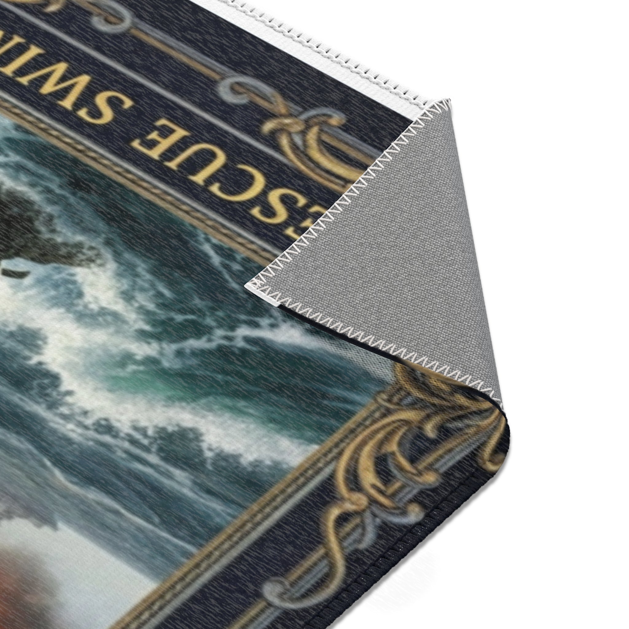 Rescue Swimmer Area Rug — NAS Pensacola Military Tribute Floor Mat