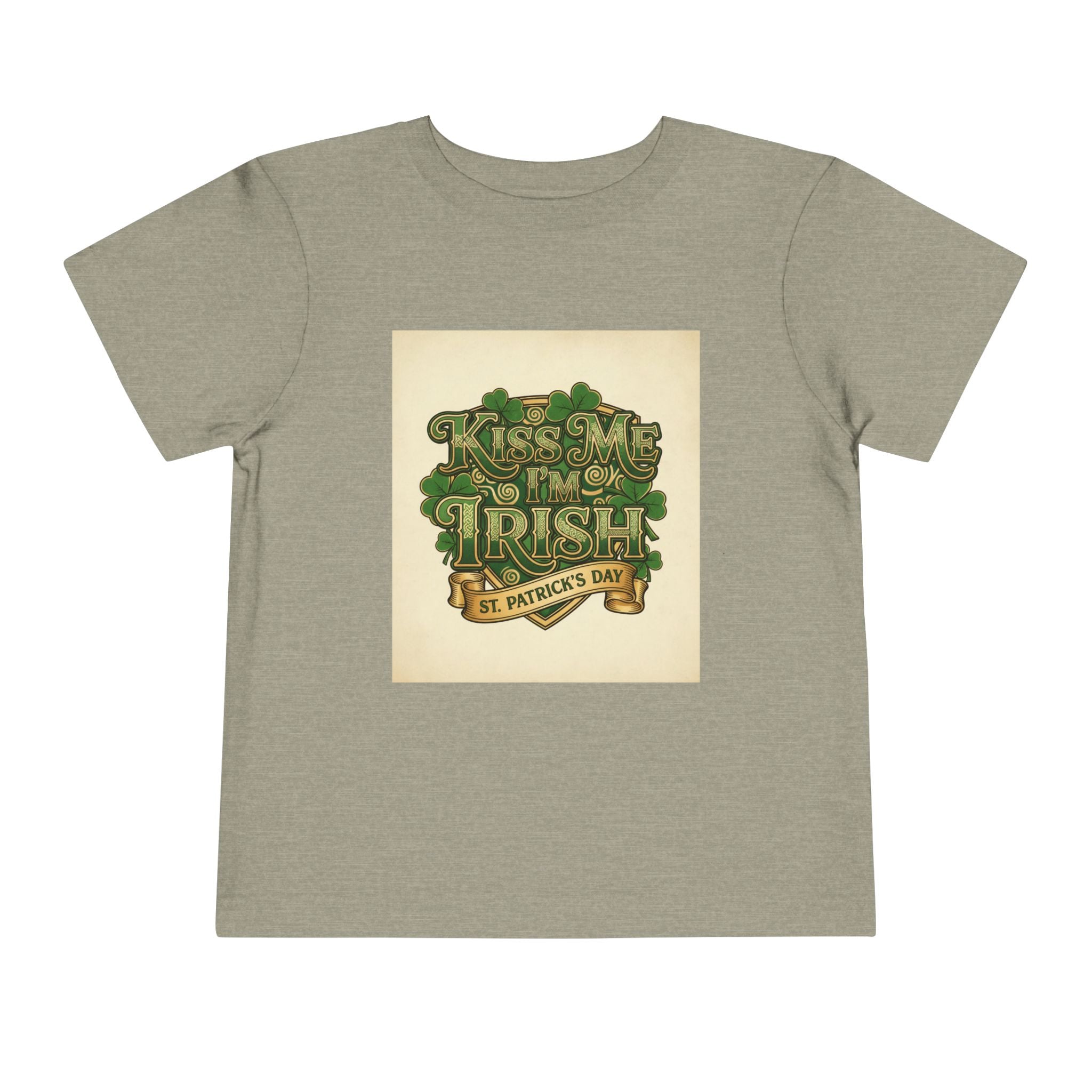 Toddler Tee — "Kiss Me I'm Irish" St. Patrick's Day Shirt