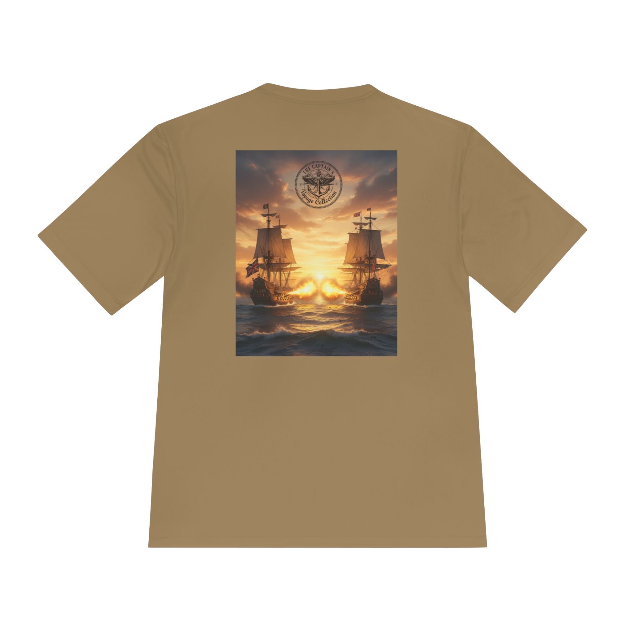 Captain's Voyage Graphic Tee – Nautical Pirate Ship T-Shirt