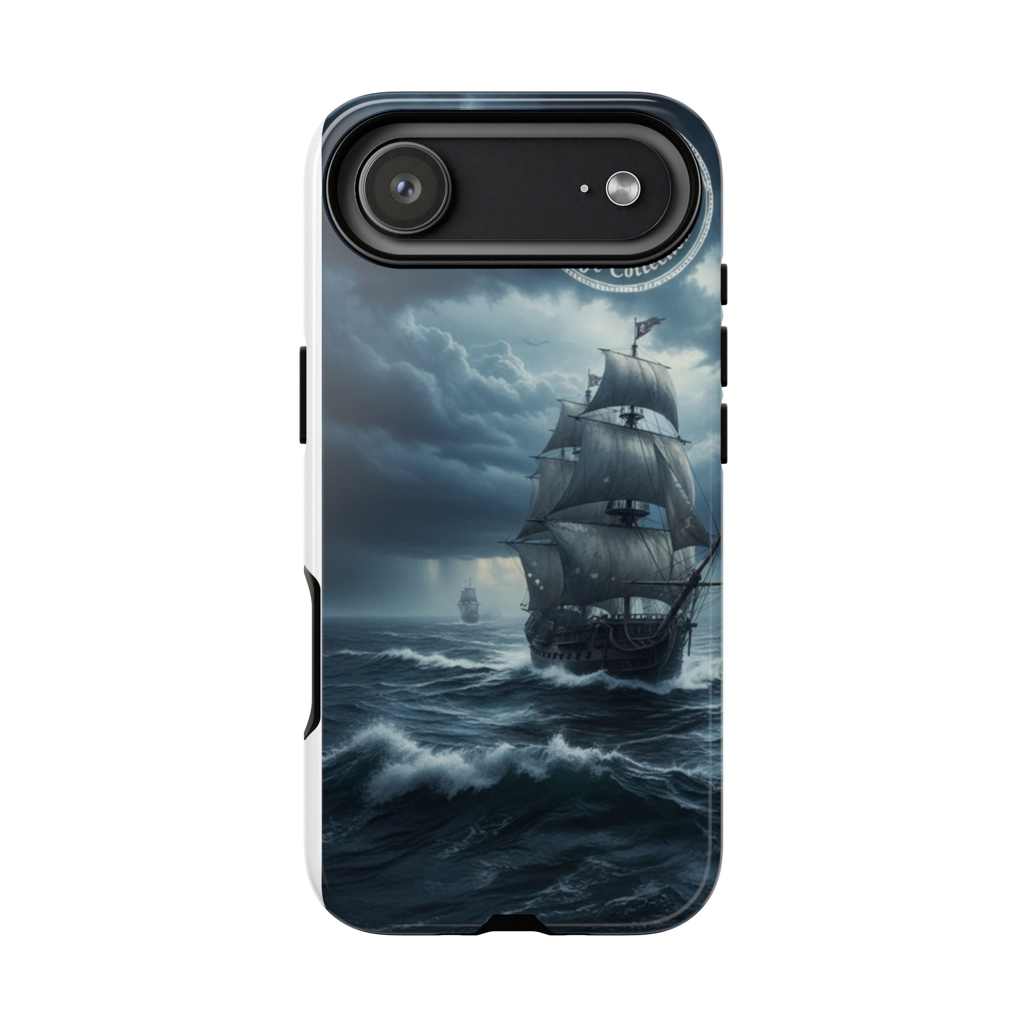 Stormy Seas Ship Phone Case – Nautical Pirate Sailing iPhone Cover