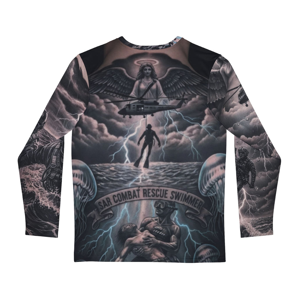 Search and Rescue Tribute Long Sleeve Shirt — Combat Rescue Swimmer Design