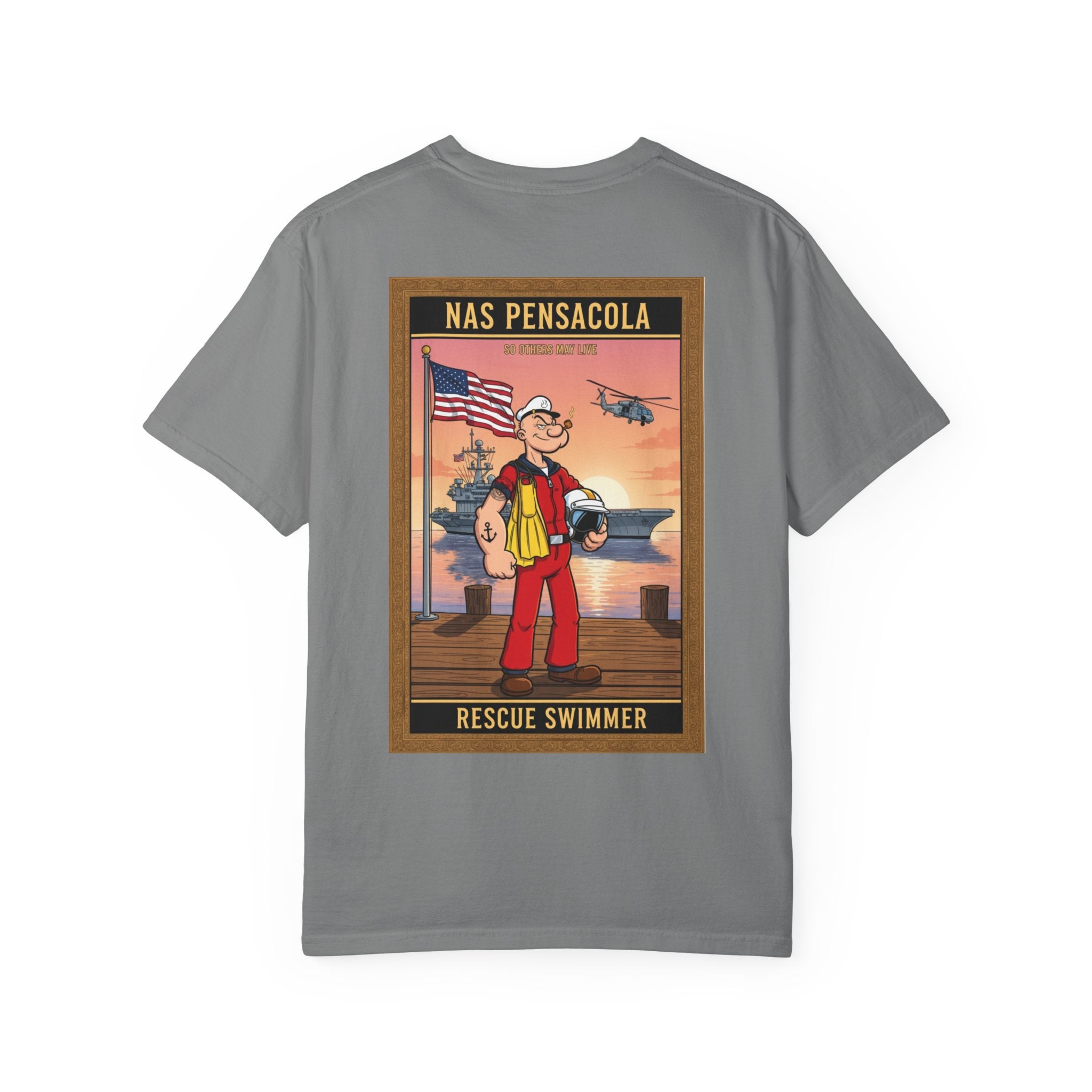 Rescue Swimmer T-Shirt – NAS Pensacola Vintage Lifesaver Tee