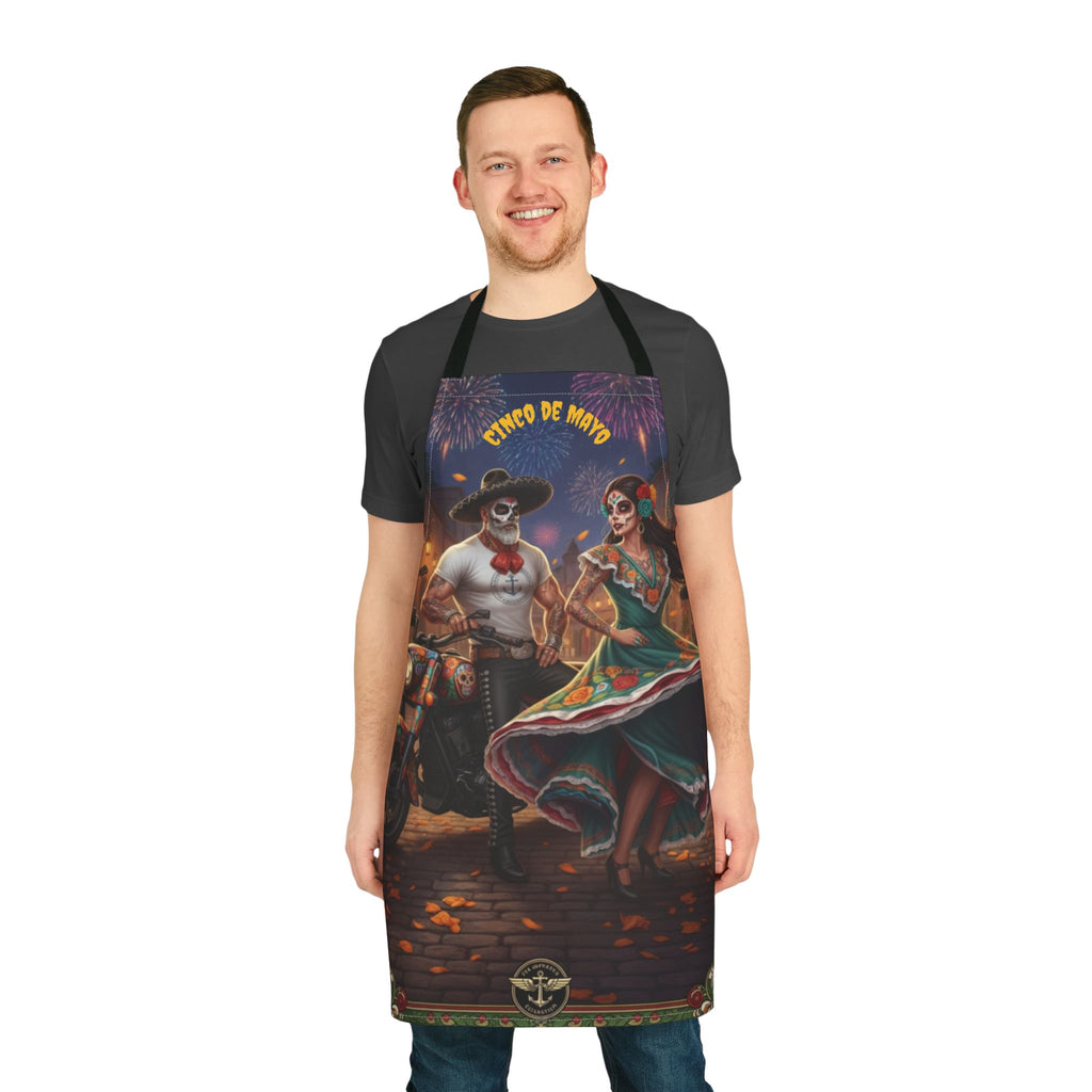 Cinco de Mayo Day of the Dead Fiesta Apron