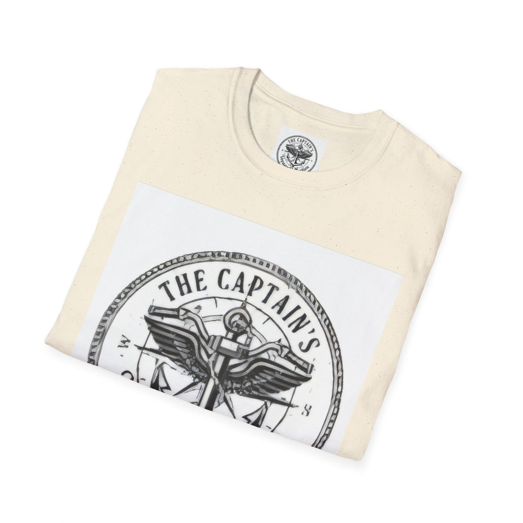 Captain’s Voyage Collection T‑Shirt — Panda Riding Motorcycle Graphic Tee