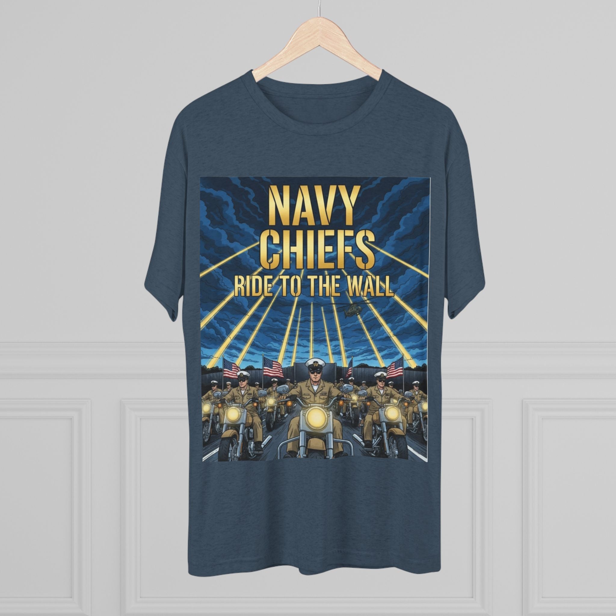 Navy Chiefs Ride to the Wall T-Shirt — "2nd Option... FAFO" Veteran Tribute Tee
