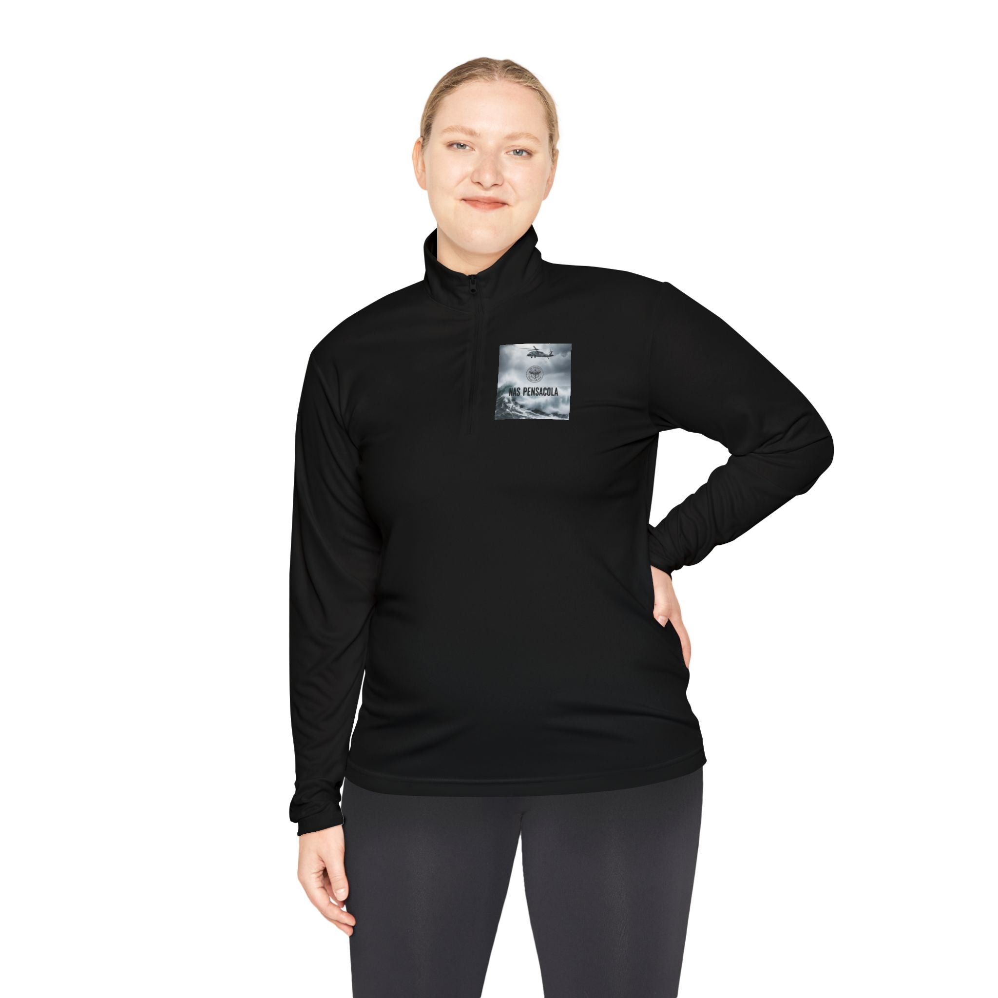 NAS Pensacola Military Rescue Quarter-Zip Pullover
