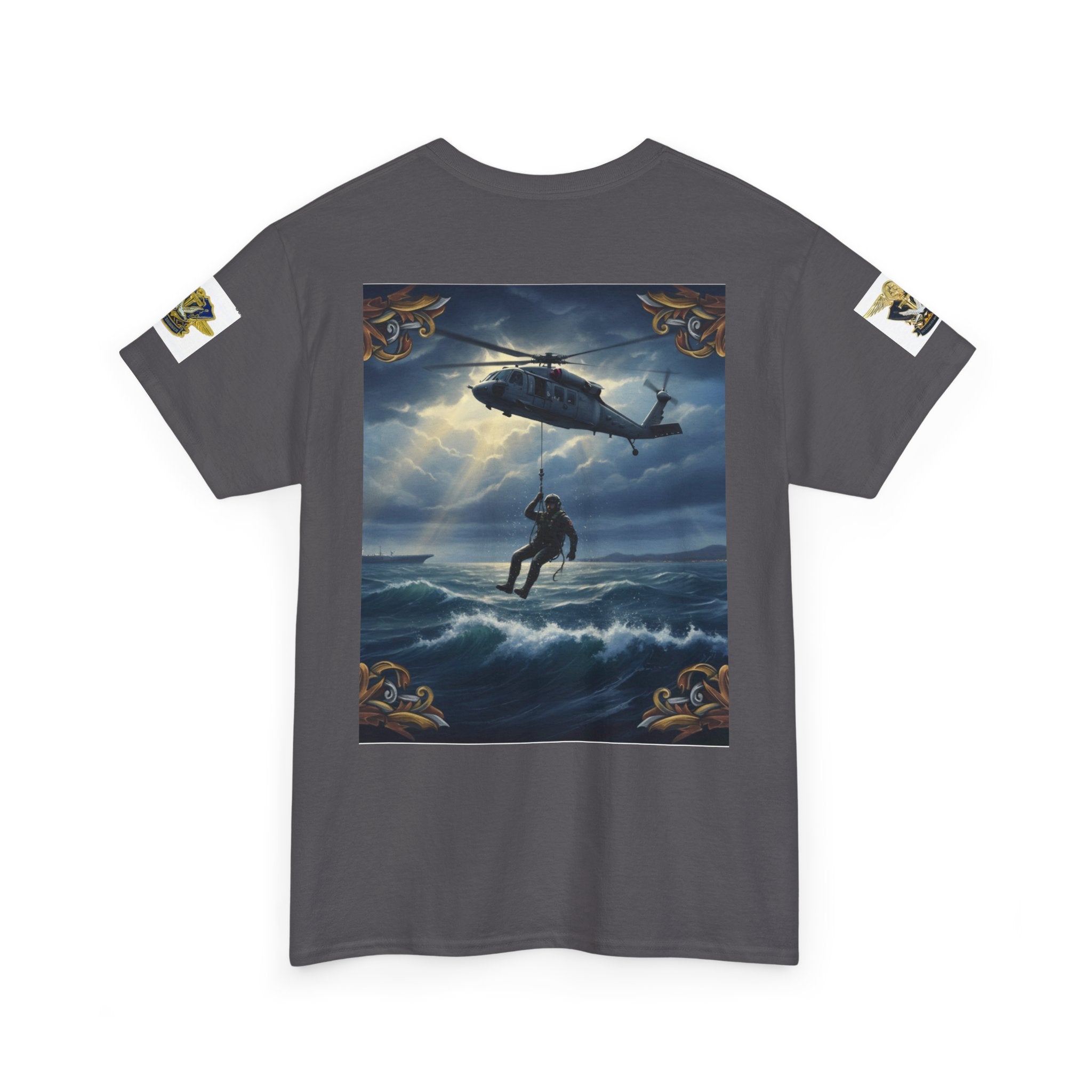 Military Rescue Crew T-Shirt — SAR Chiefs Riders Club Graphic Tee