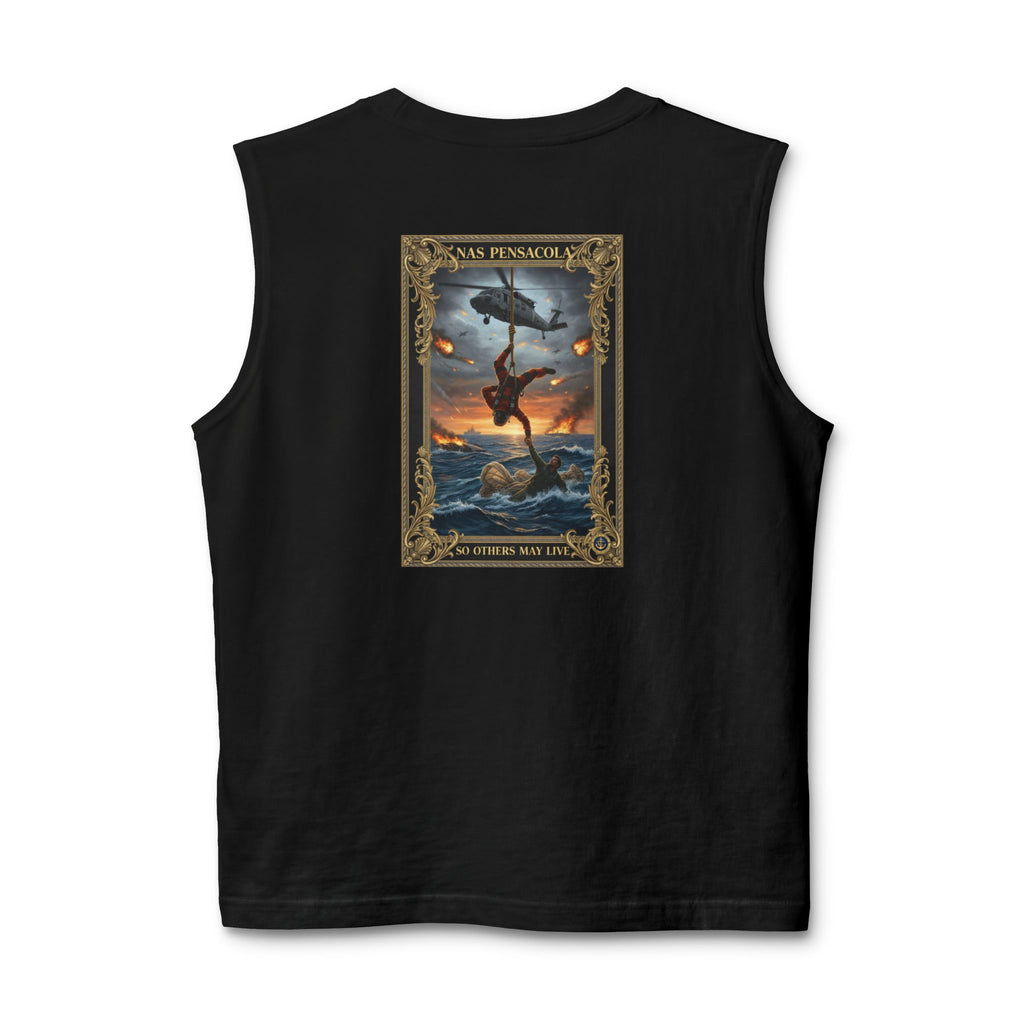 Military NAS Pensacola Tank Top — Navy Aviation Helicopter Design