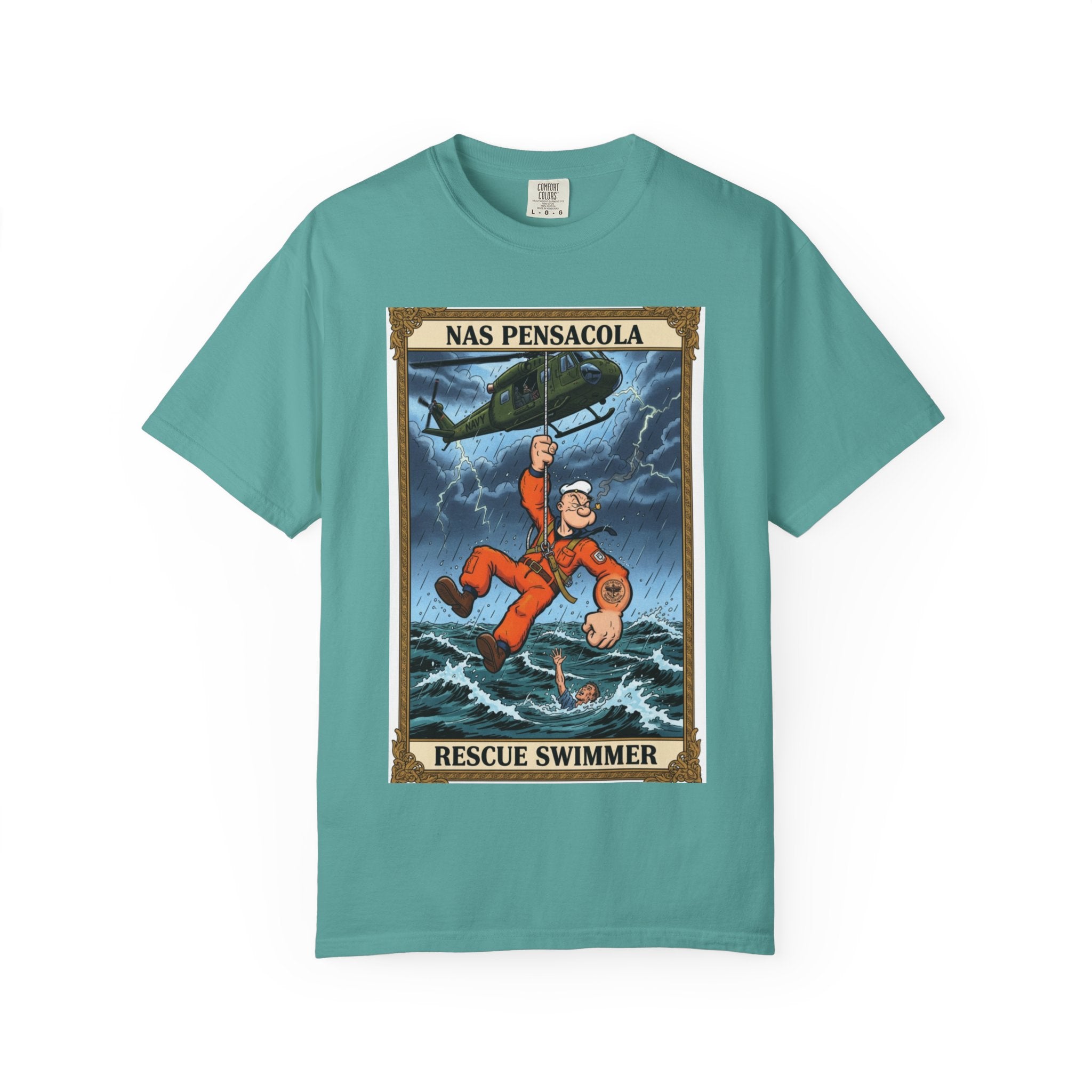 Rescue Swimmer T-Shirt – NAS Pensacola Vintage Lifesaver Tee