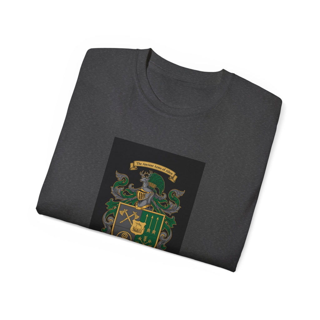 Irish Crest & 'One Lucky Viking' T-Shirt — Celtic Coat of Arms Tee