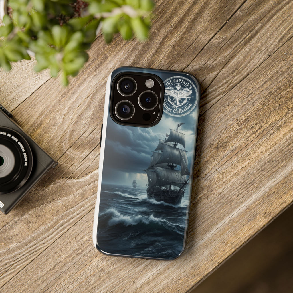 Stormy Seas Ship Phone Case – Nautical Pirate Sailing iPhone Cover