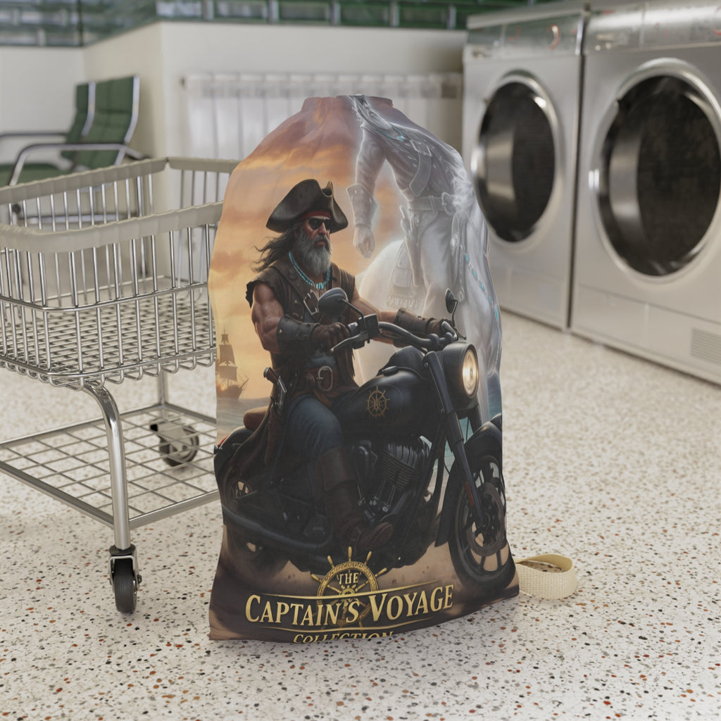 Captain's Voyage Motorcycle Ghost Rider Laundry Bag