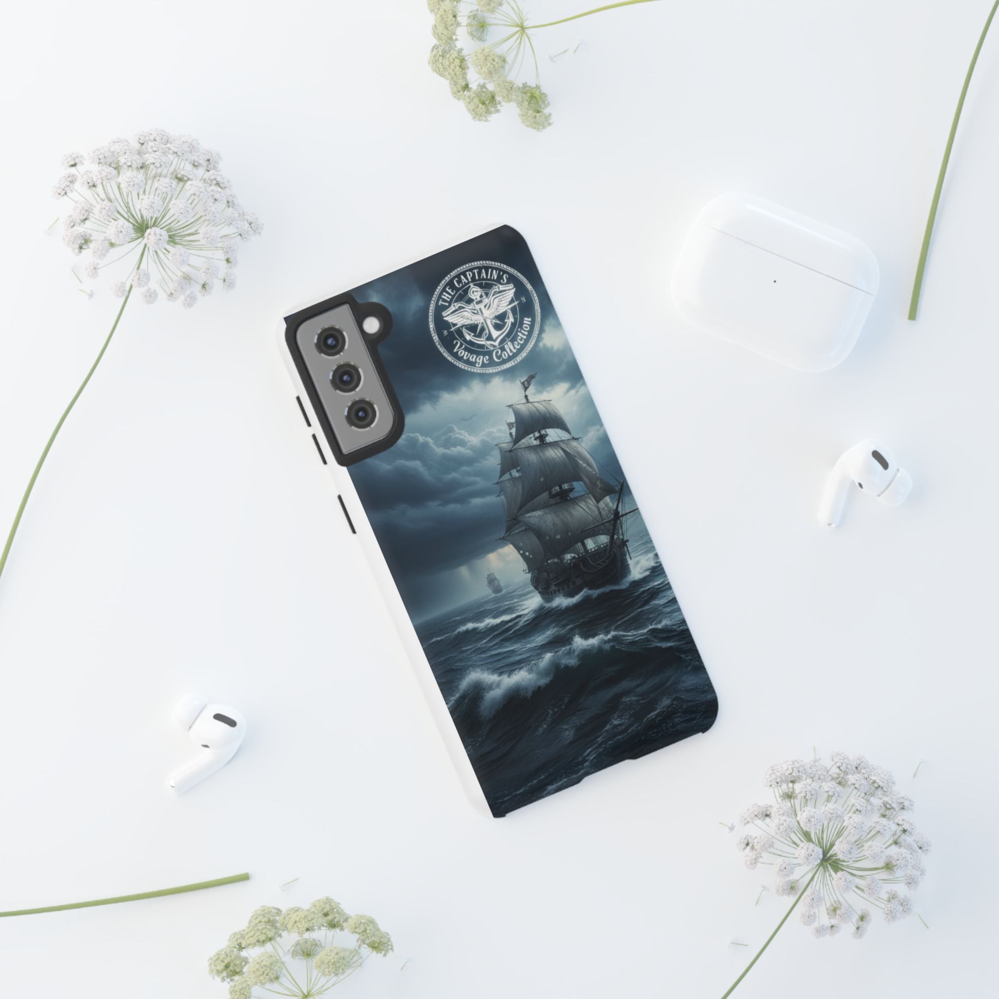 Stormy Seas Ship Phone Case – Nautical Pirate Sailing iPhone Cover