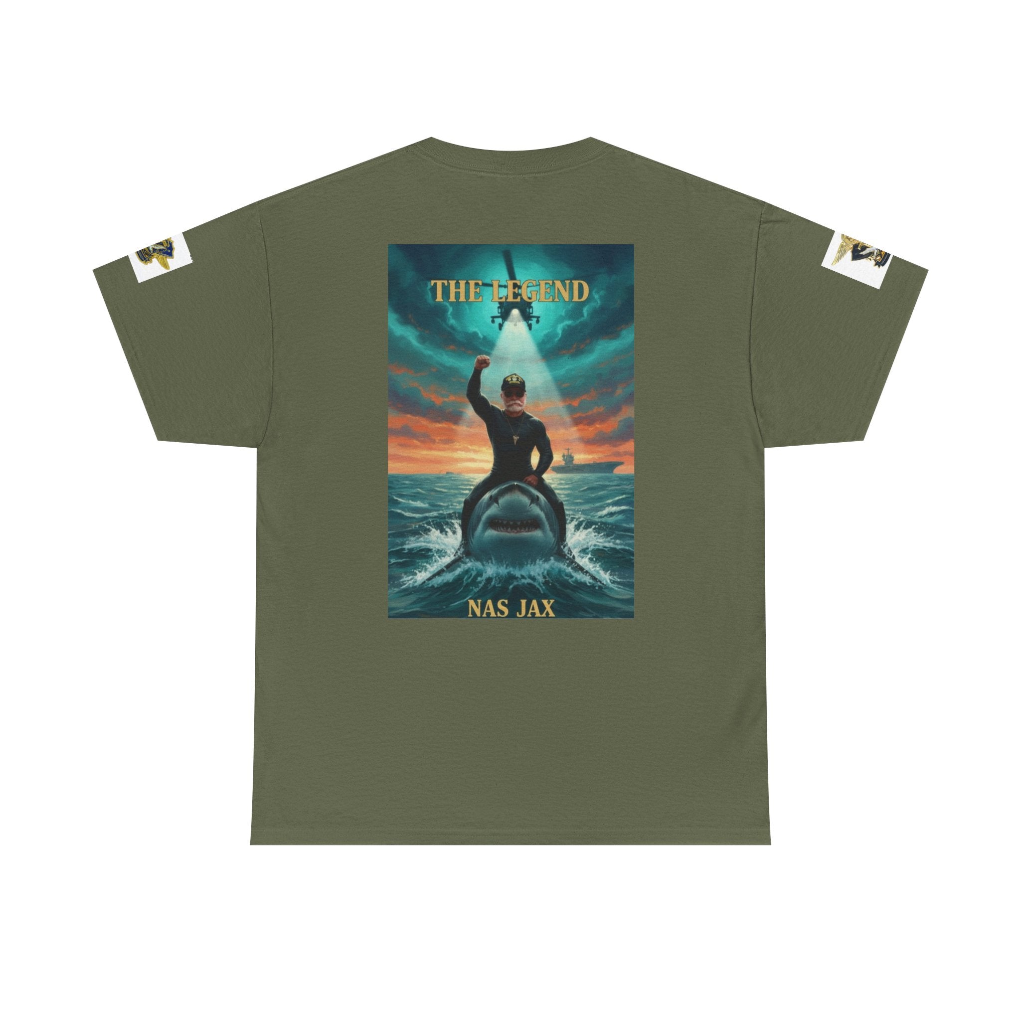 Navy SAR Helicopter Rescue Tee — "The Legend" Search & Rescue Tribute