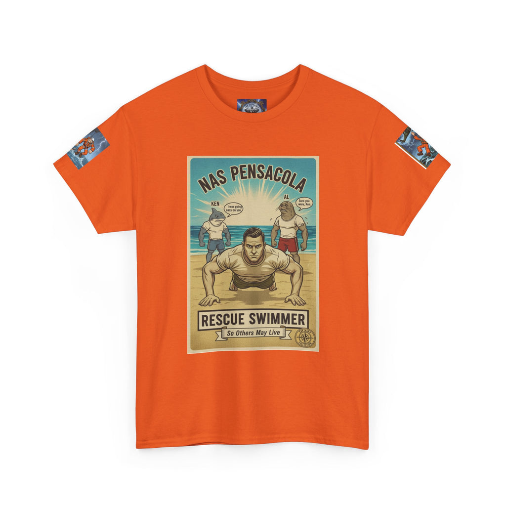 Rescue Swimmer Tee — NAS Pensacola Search & Rescue Helmet Tag T-Shirt