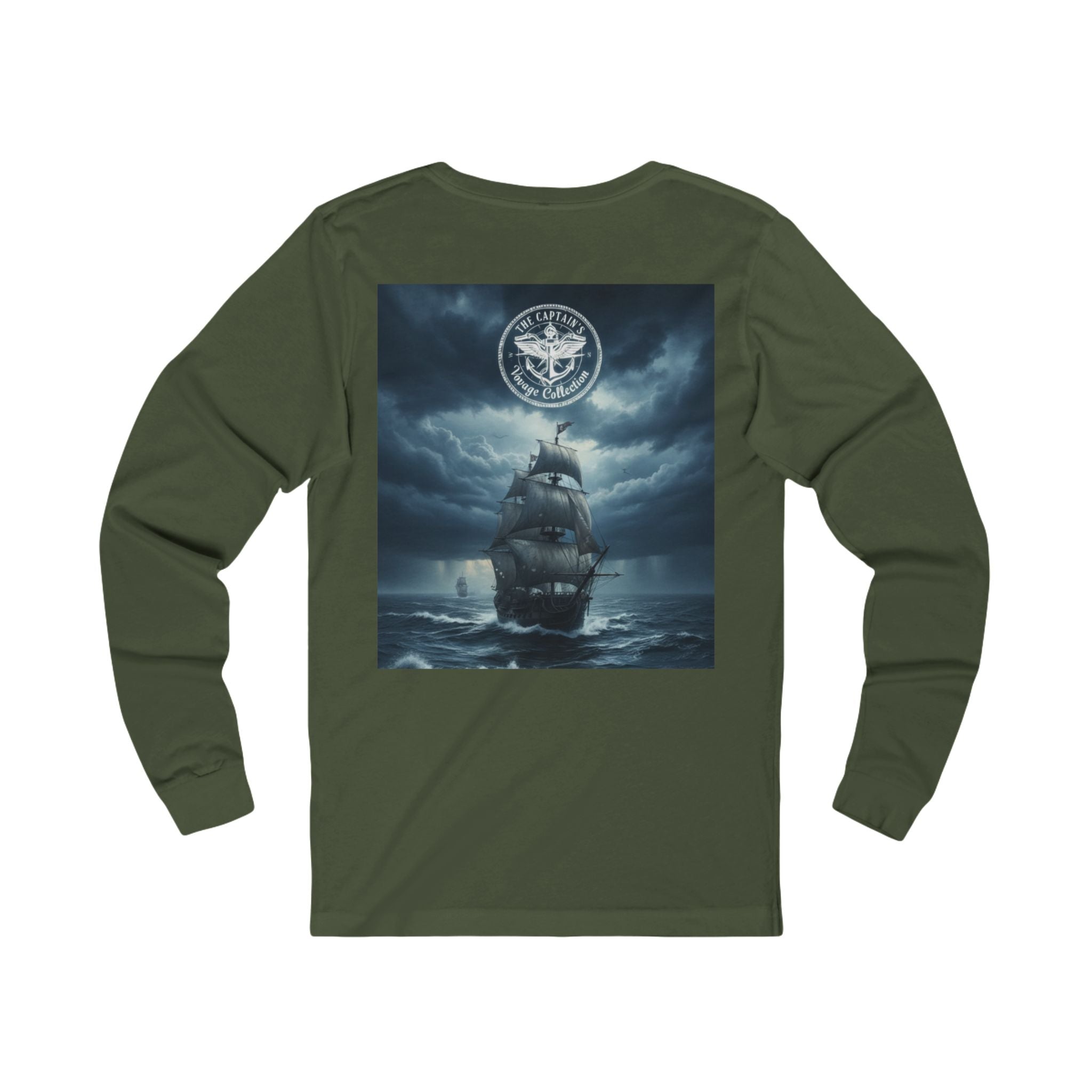 Pirate Crew Long Sleeve Tee - The Lantern Thieves Ship Design