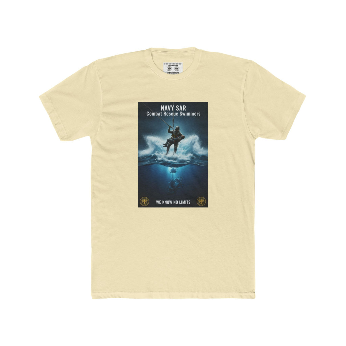 Navy SAR Combat Rescue Swimmers Graphic Tee — "We Know No Limits"