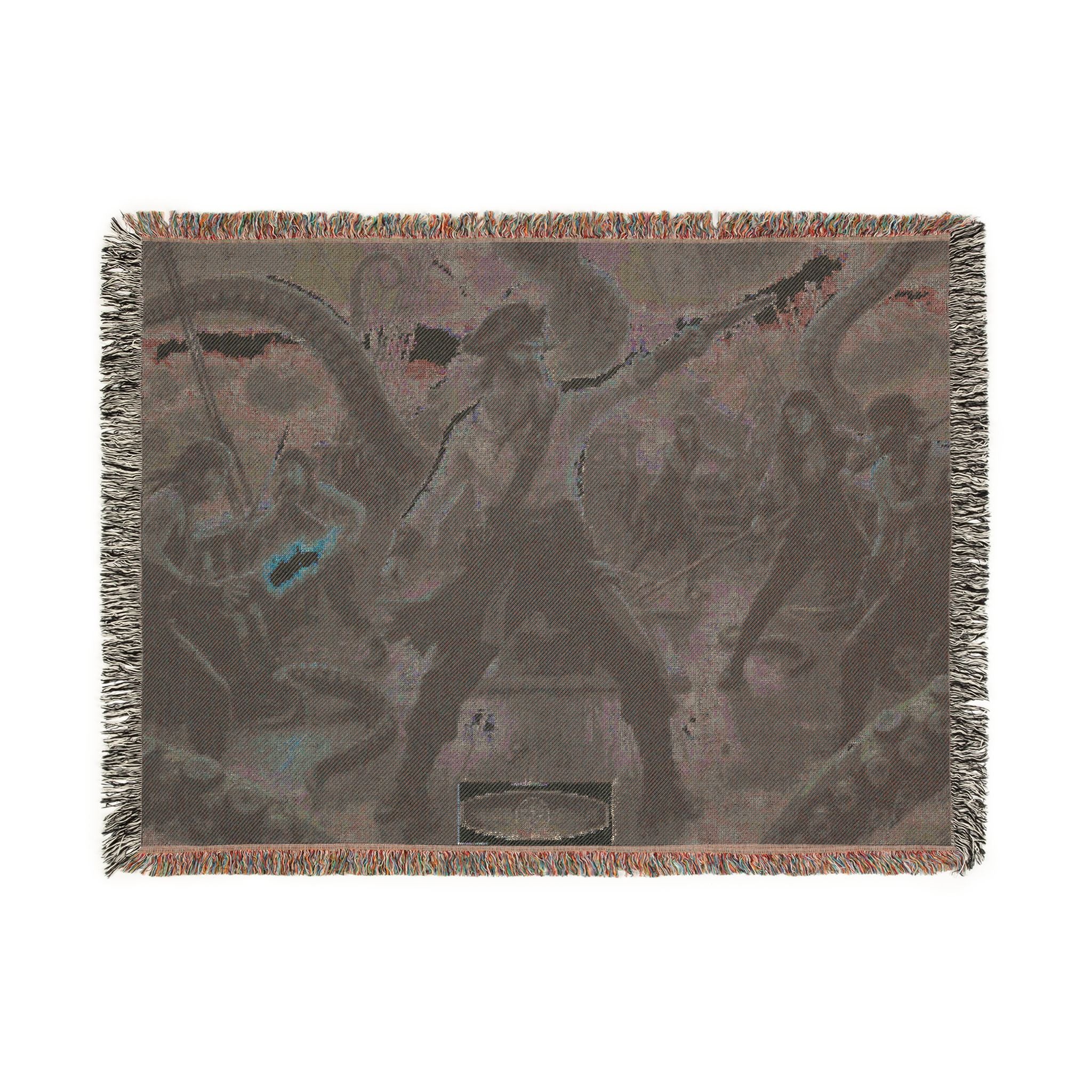 Pirate Battle Woven Blanket — Nautical Adventure Throw for Fans
