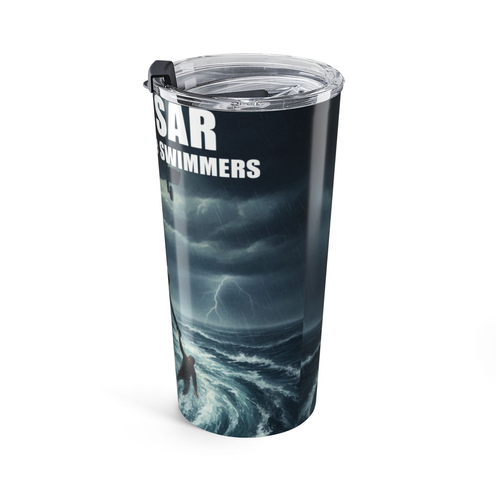 20oz Navy SAR Search & Rescue Tumbler — Coast Guard Rescue Swimmer Travel Mug