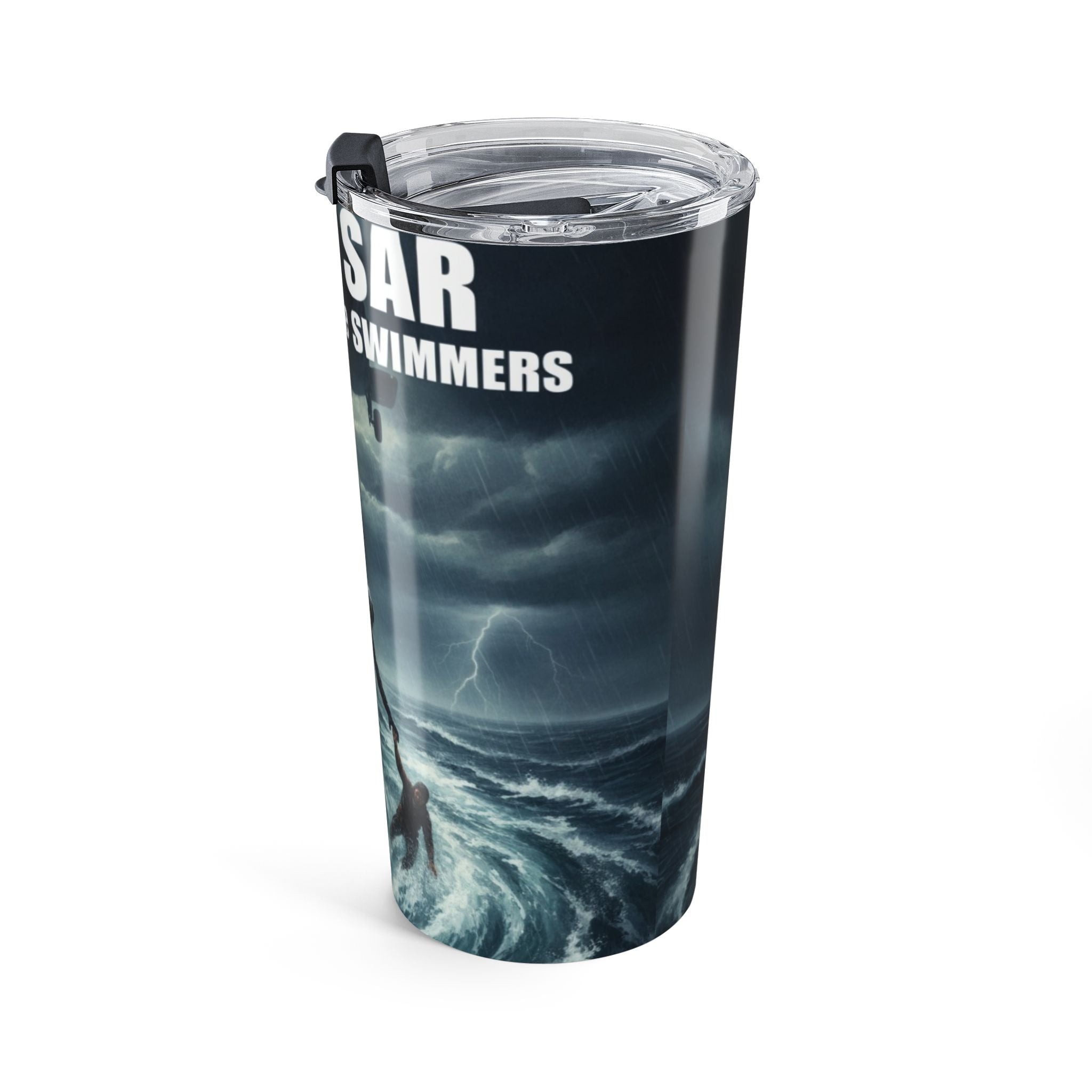 20oz Navy SAR Search & Rescue Tumbler — Coast Guard Rescue Swimmer Travel Mug