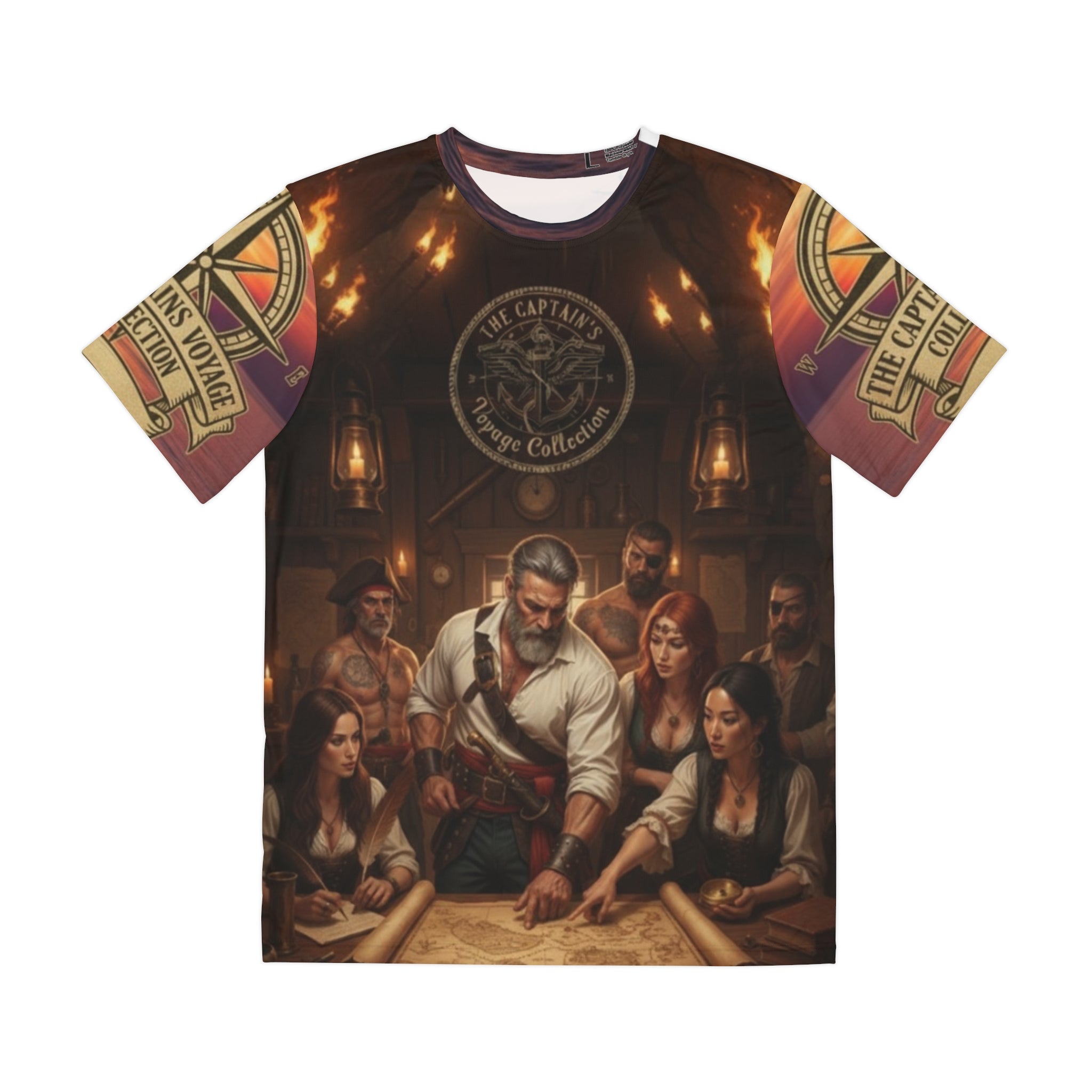 Witcher Inn Scene Graphic Tee — Medieval Tavern Fantasy Men's Shirt