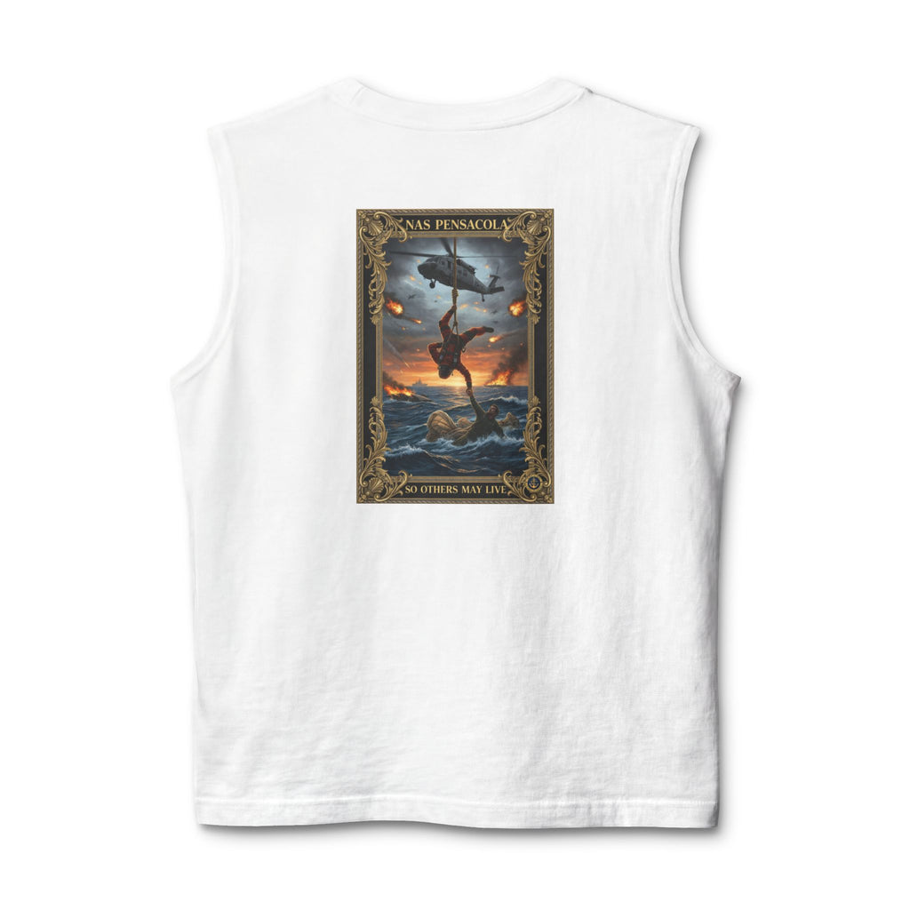 Military NAS Pensacola Tank Top — Navy Aviation Helicopter Design