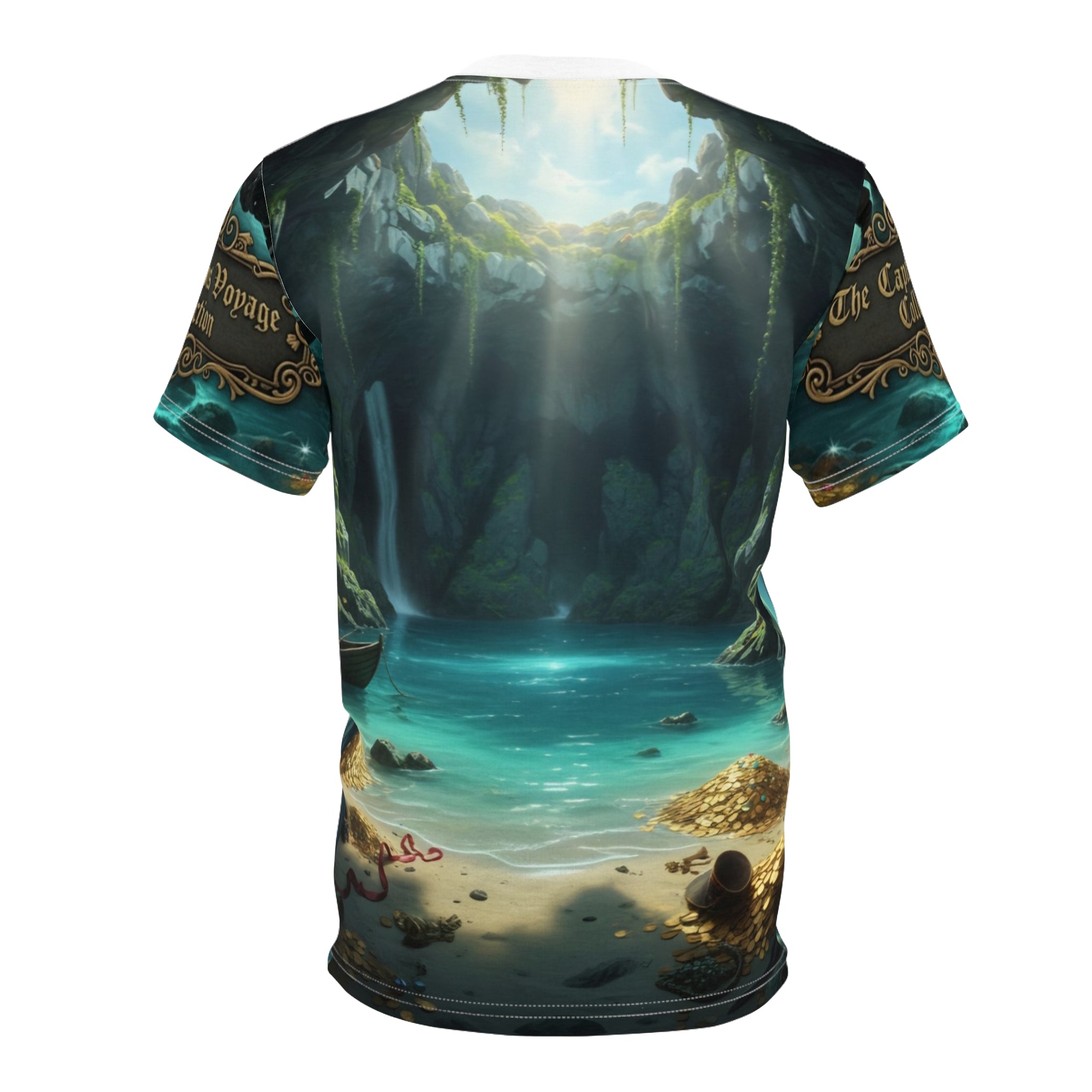 Captain's Voyage Pirate Ship Tee — Nautical Adventure All-Over Print
