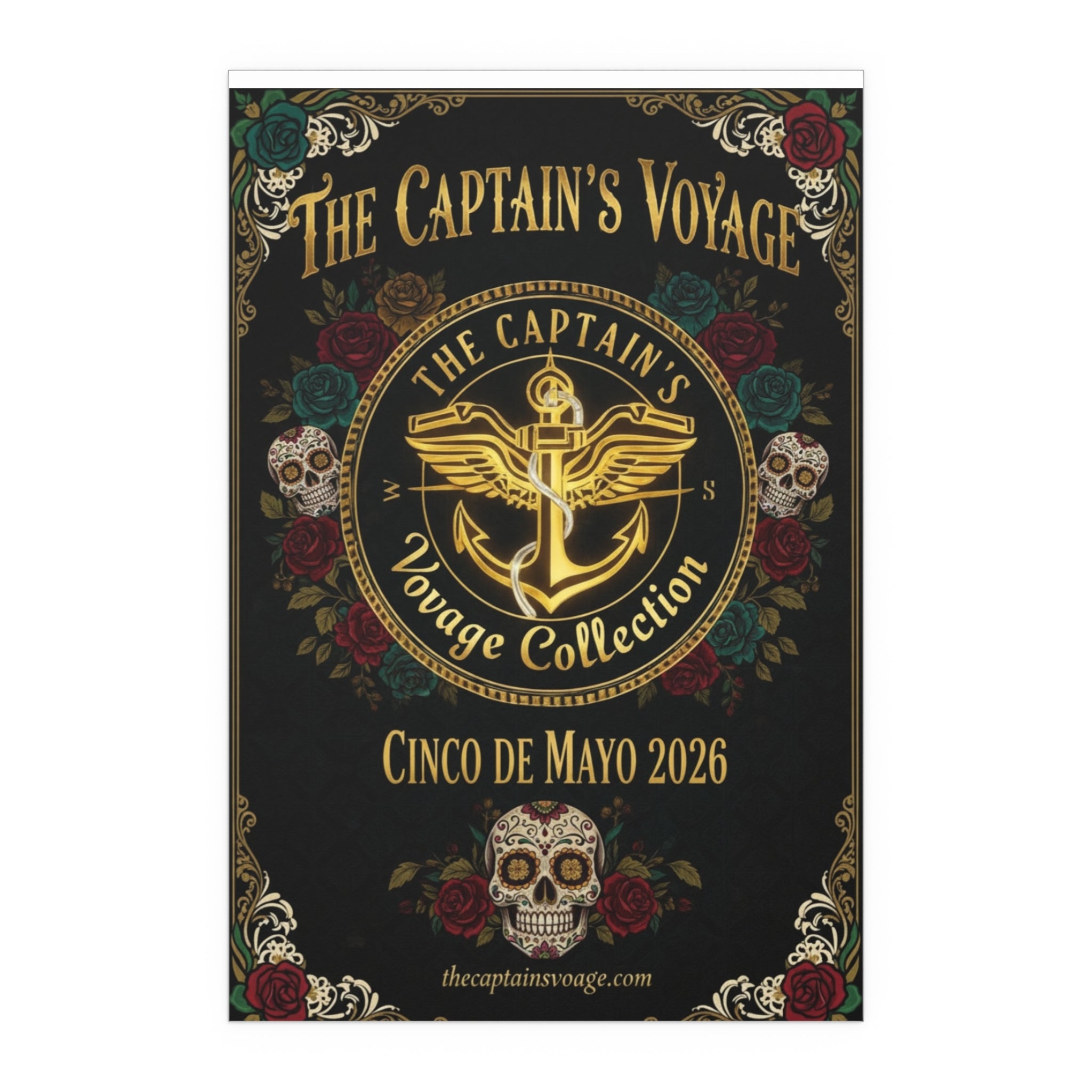 Silk Poster - The Captain’s Voyage Collection: Cinco de Mayo 2026 Decorative Print