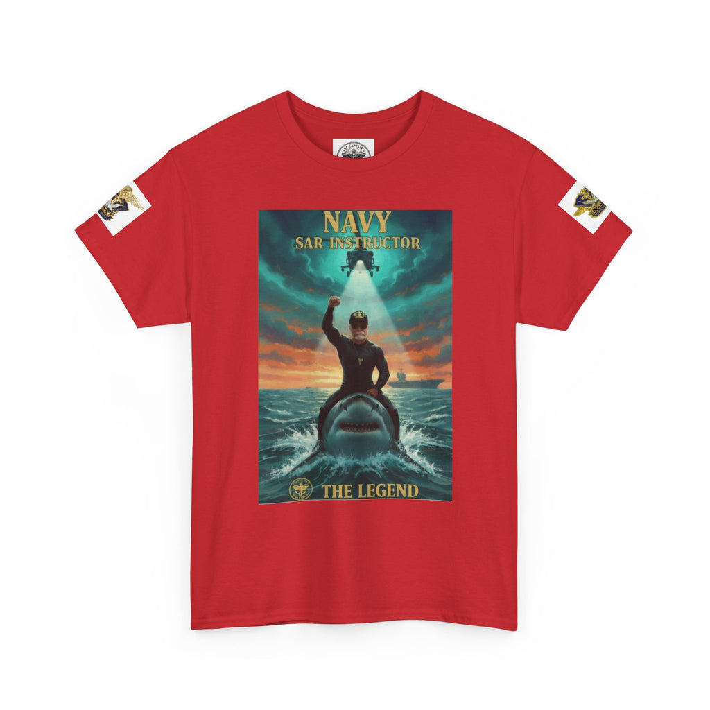 Navy SAR Helicopter Rescue Tee — "The Legend" Search & Rescue Tribute