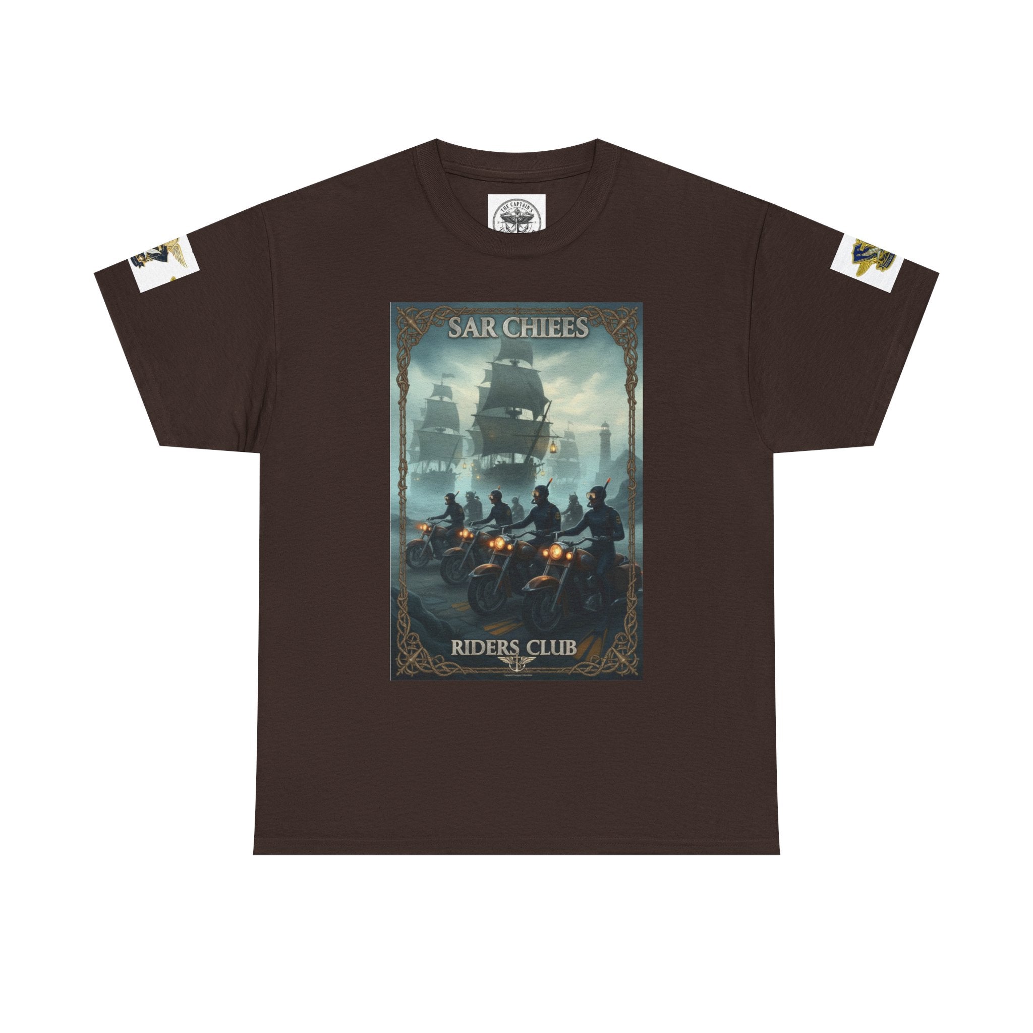 Military Rescue Crew T-Shirt — SAR Chiefs Riders Club Graphic Tee