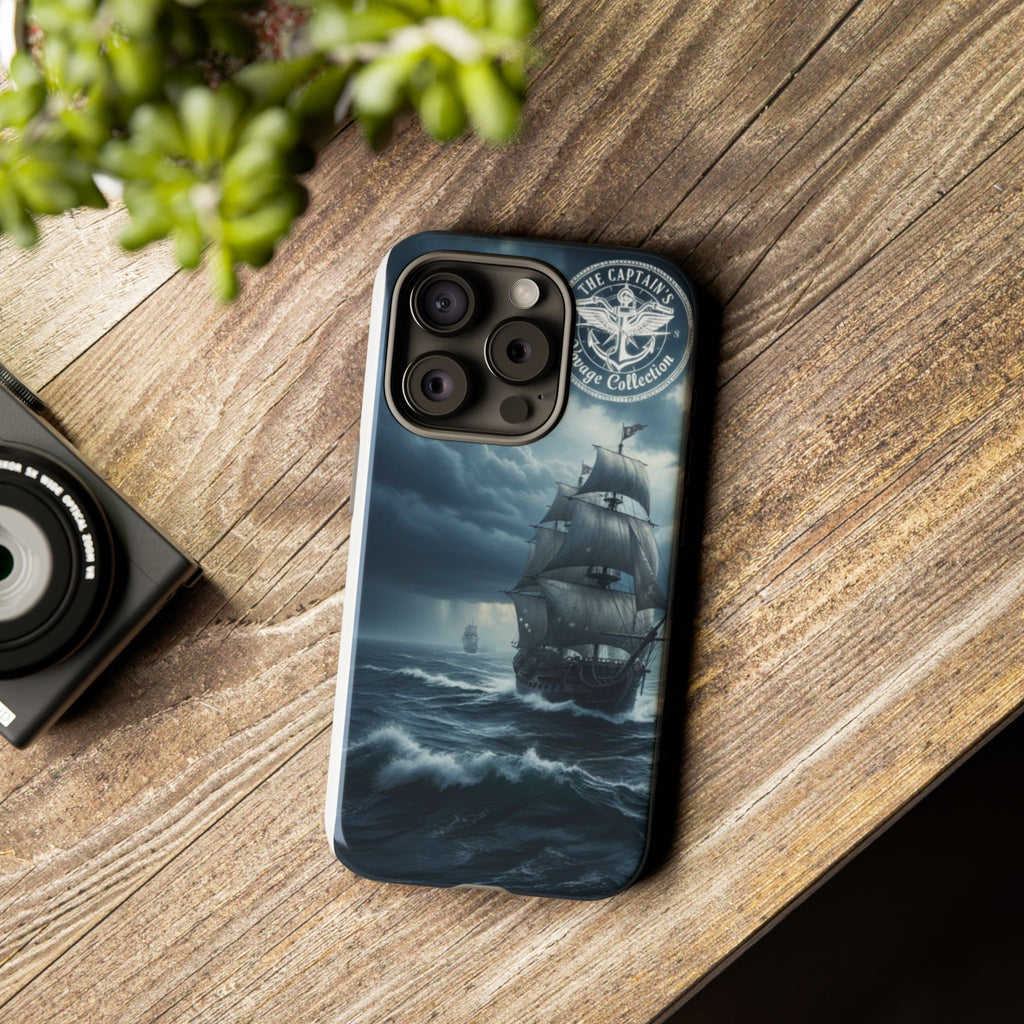 Stormy Seas Ship Phone Case – Nautical Pirate Sailing iPhone Cover