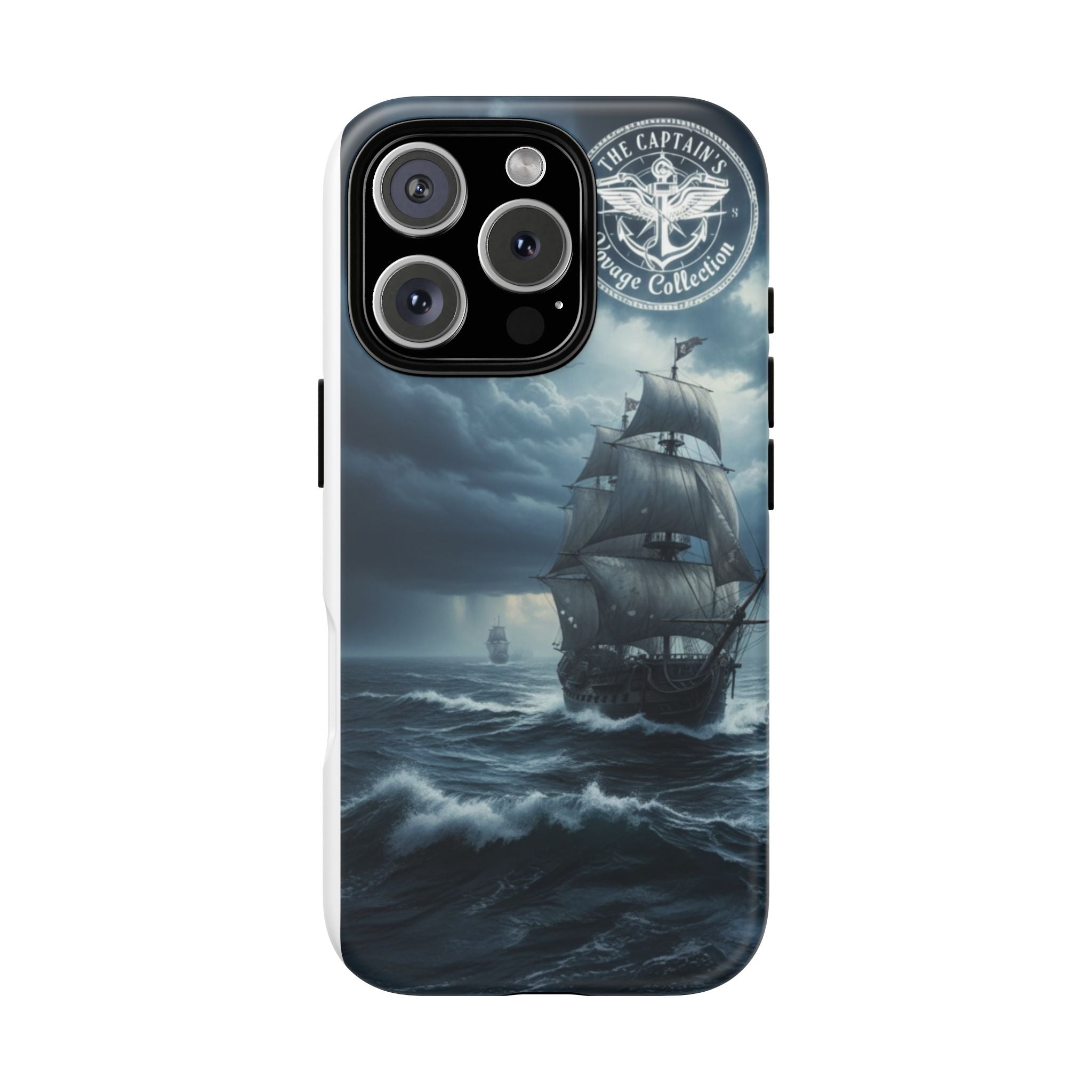 Stormy Seas Ship Phone Case – Nautical Pirate Sailing iPhone Cover