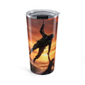 20oz Adventure Tumbler – Climbing Rescue Sunset Stainless Travel Cup