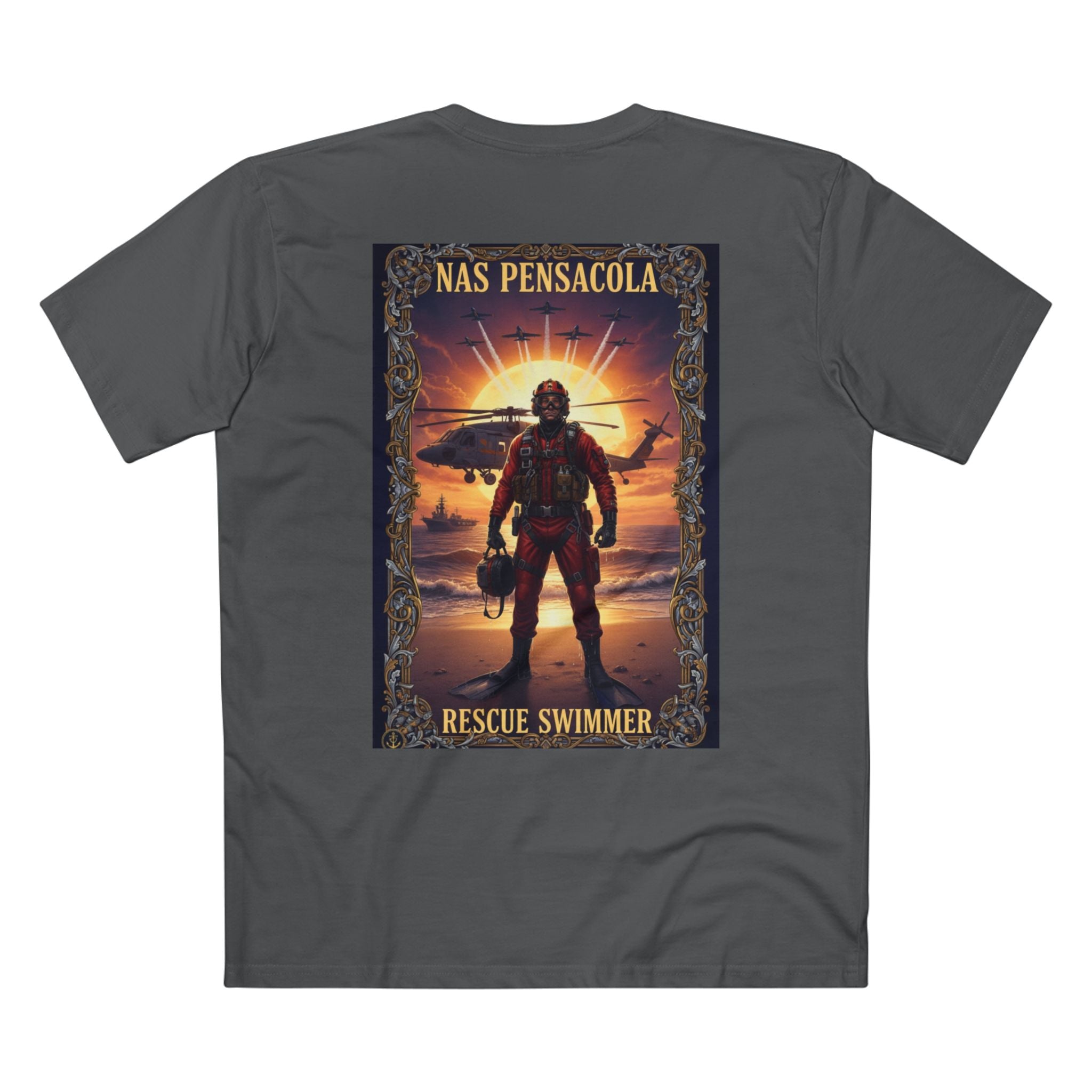 Navy Chiefs Club T‑Shirt – NAS Pensacola Rescue Swimmer Tribute Tee