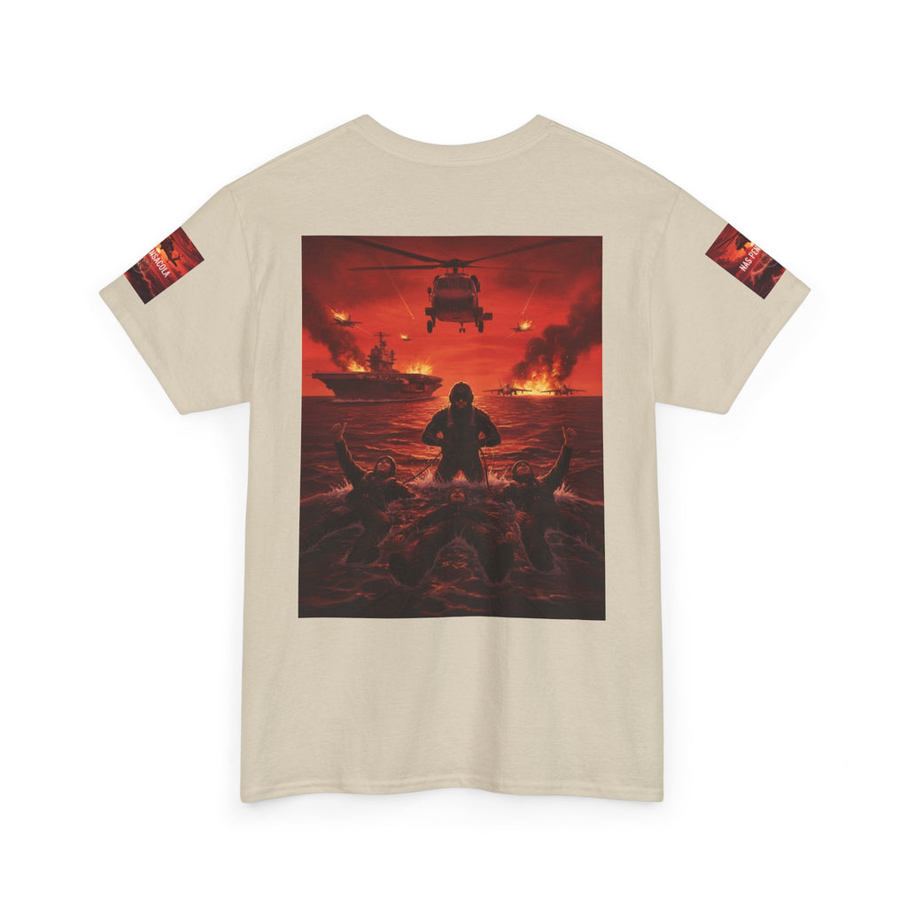 Rescue Swimmer Graphic Tee — NAS Pensacola Military Helicopter Design